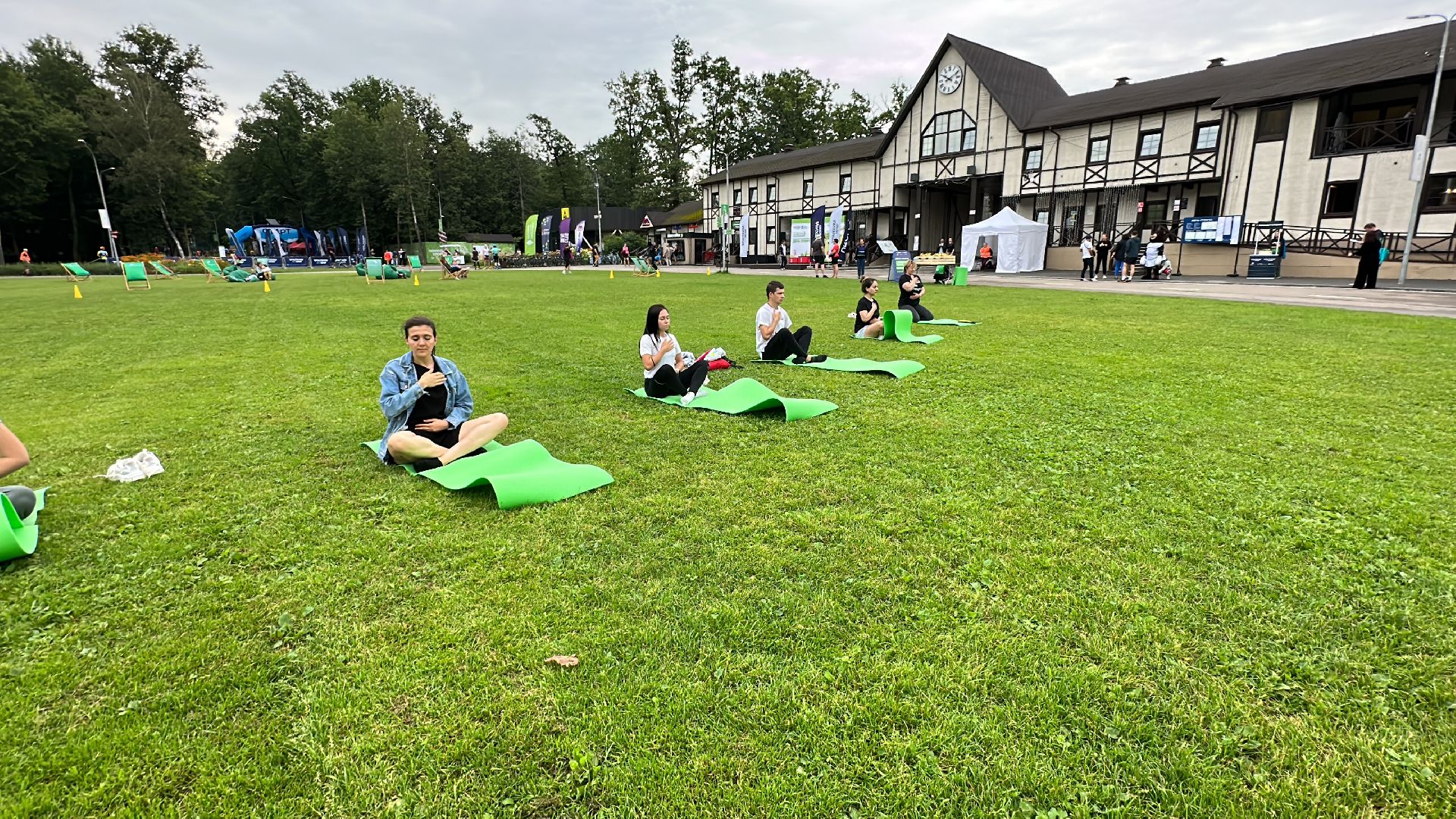 Одинцово, День Спорта, Йога, Парки Подмосковья