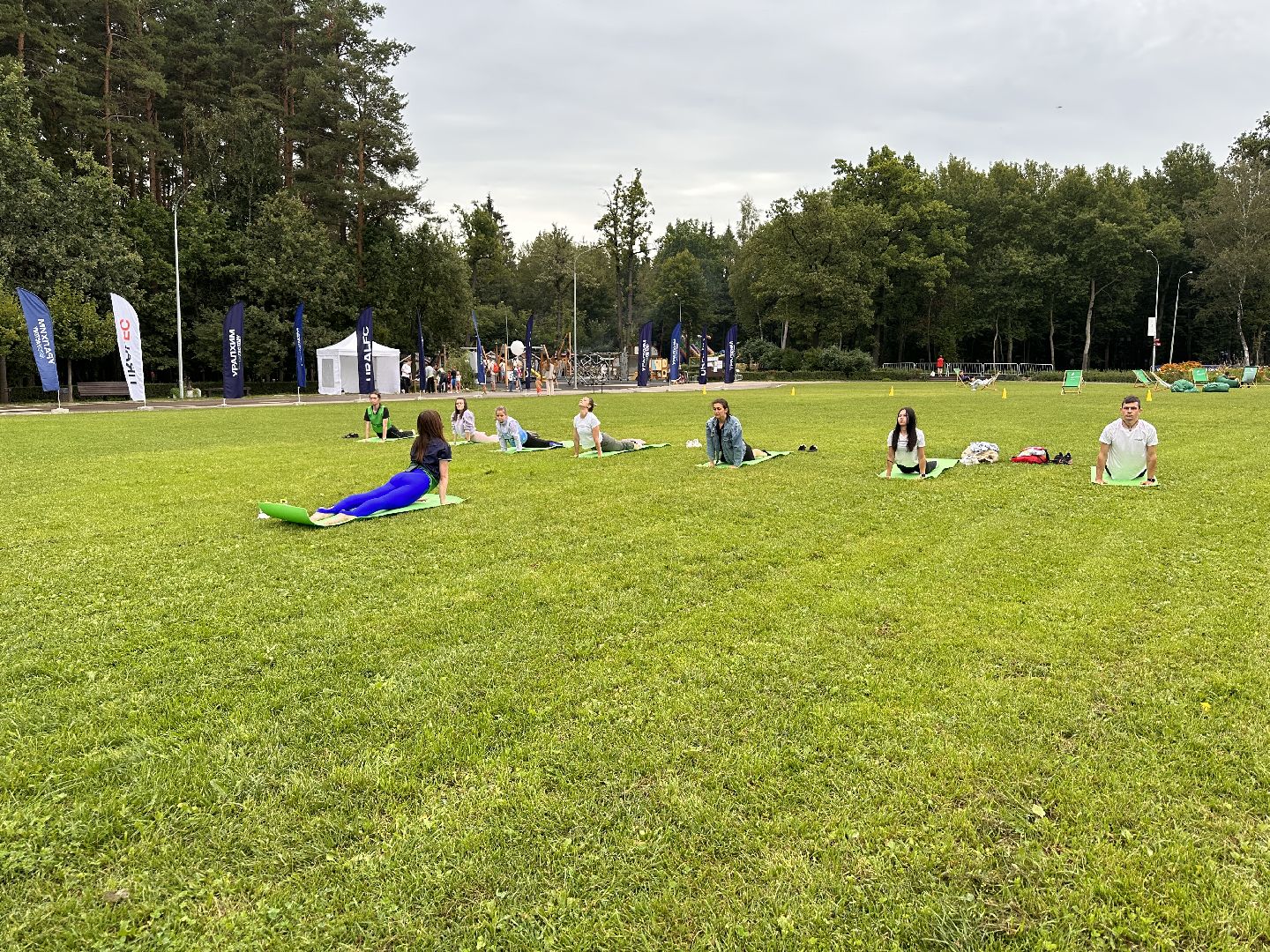 Одинцово, День Спорта, Йога, Парки Подмосковья