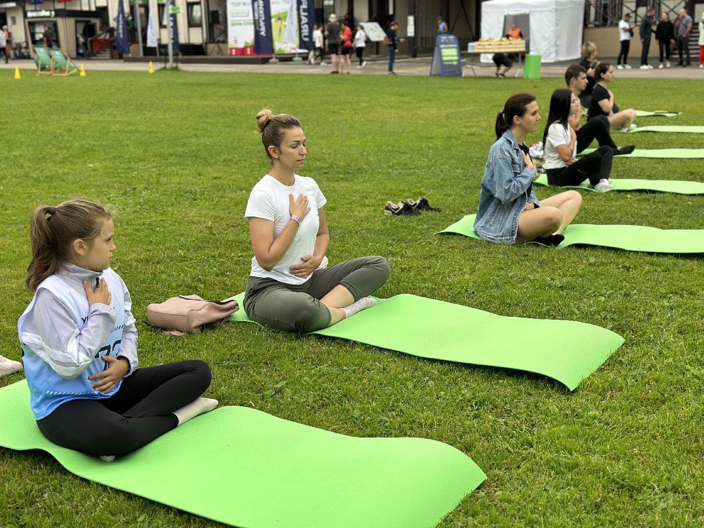 Одинцово, День Спорта, Йога, Парки Подмосковья