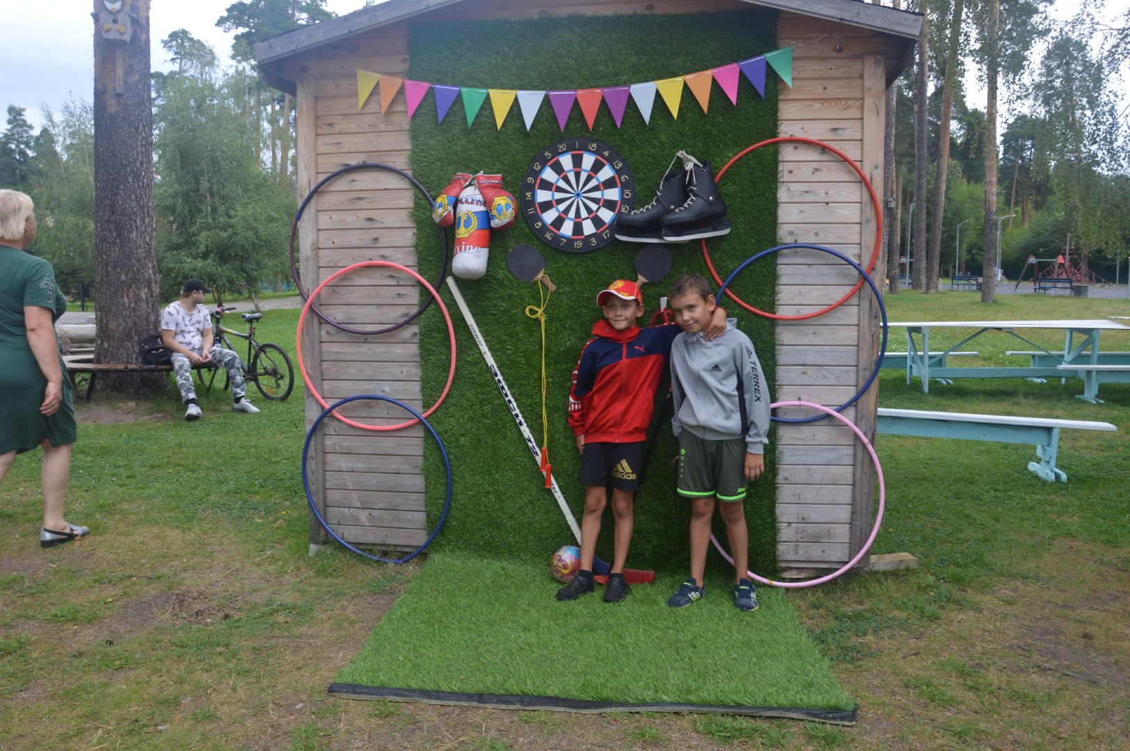 Шатура, городской парк, СУМО, Футбол, День физкультурника, шутка, праздник