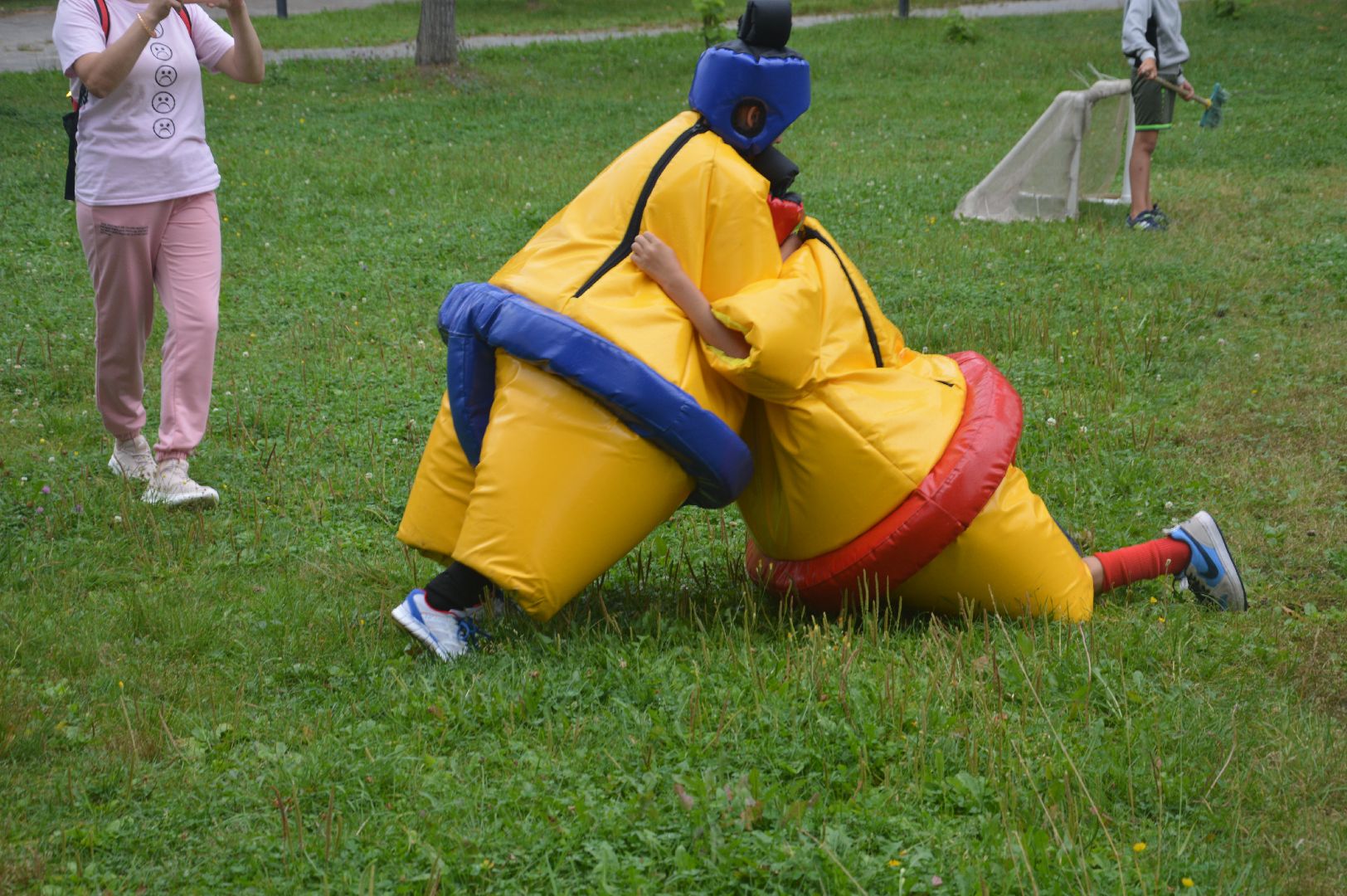 Шатура, городской парк, СУМО, Футбол, День физкультурника, шутка, праздник