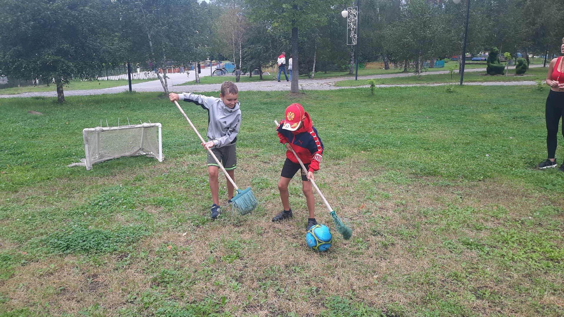 Шатура, городской парк, СУМО, Футбол, День физкультурника, шутка, праздник
