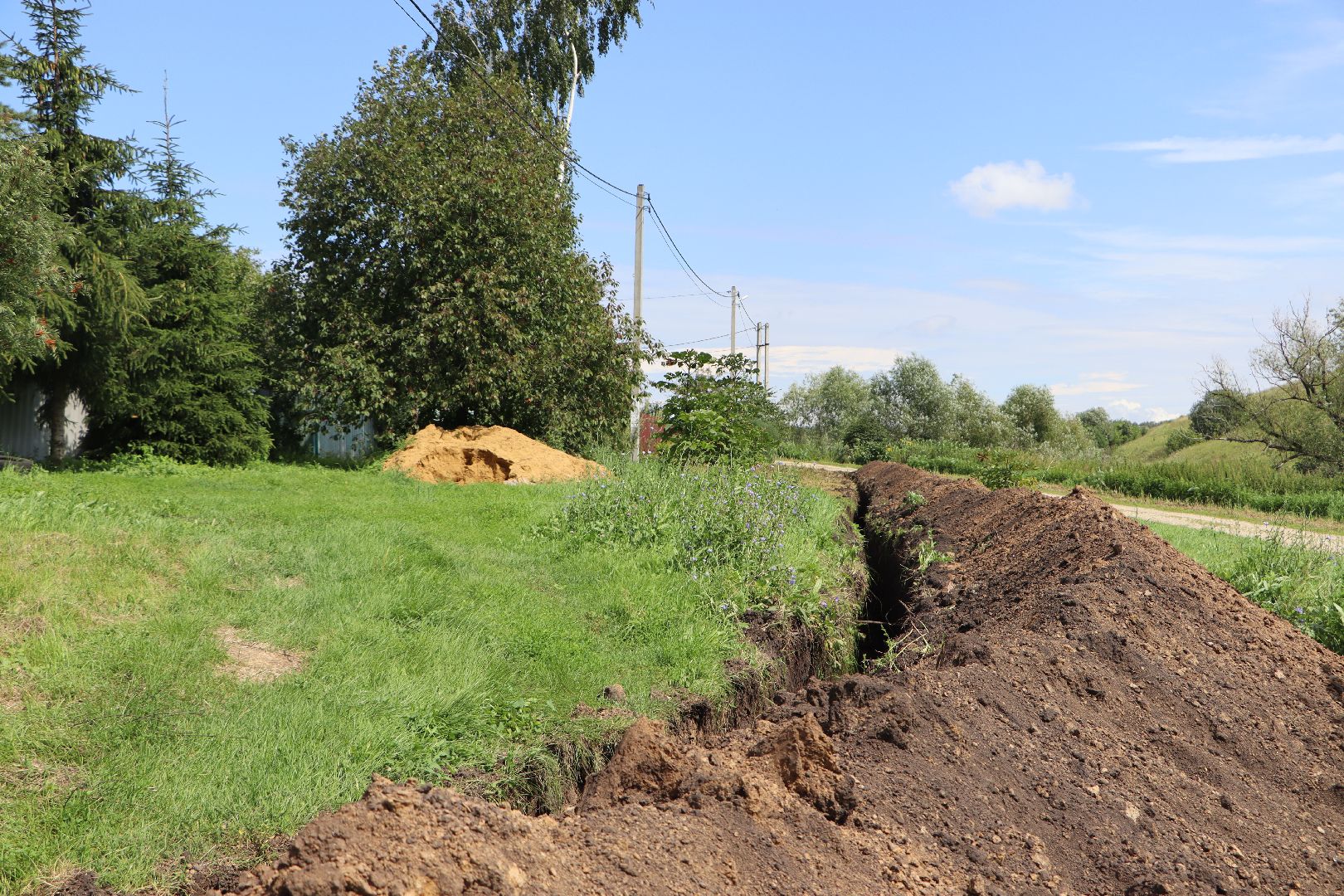 Серебряные Пруды, газ