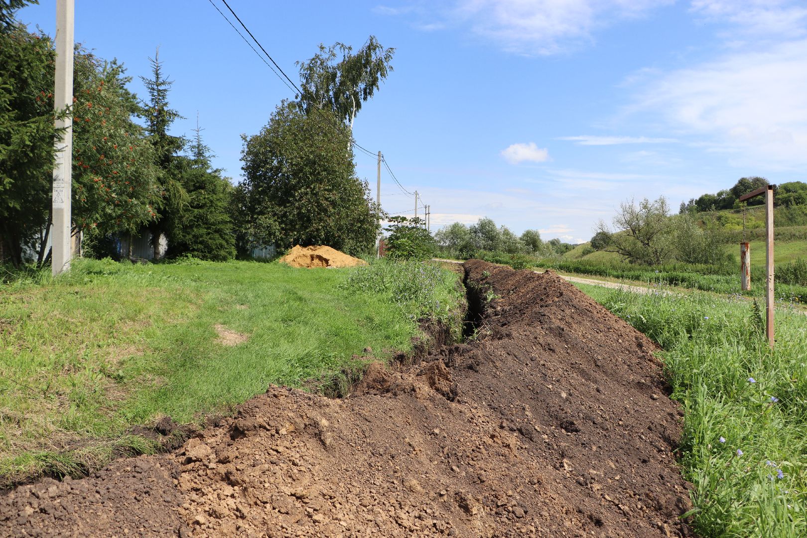 Серебряные Пруды, газ