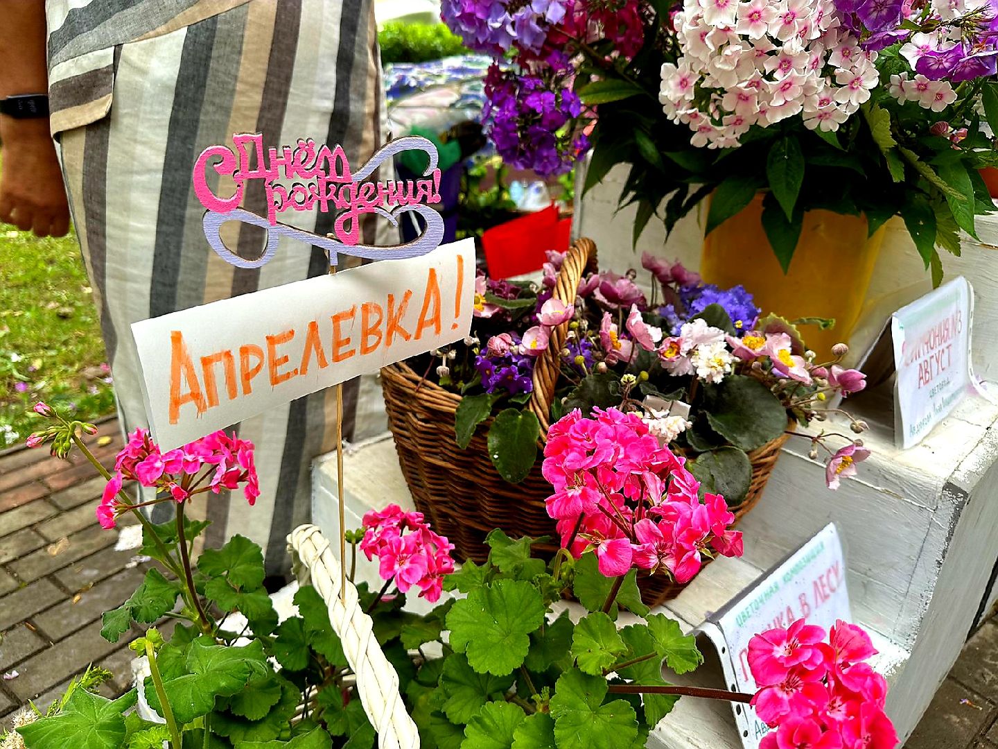 день города, Апрелевка, праздник, день рождения, конкурс флористов