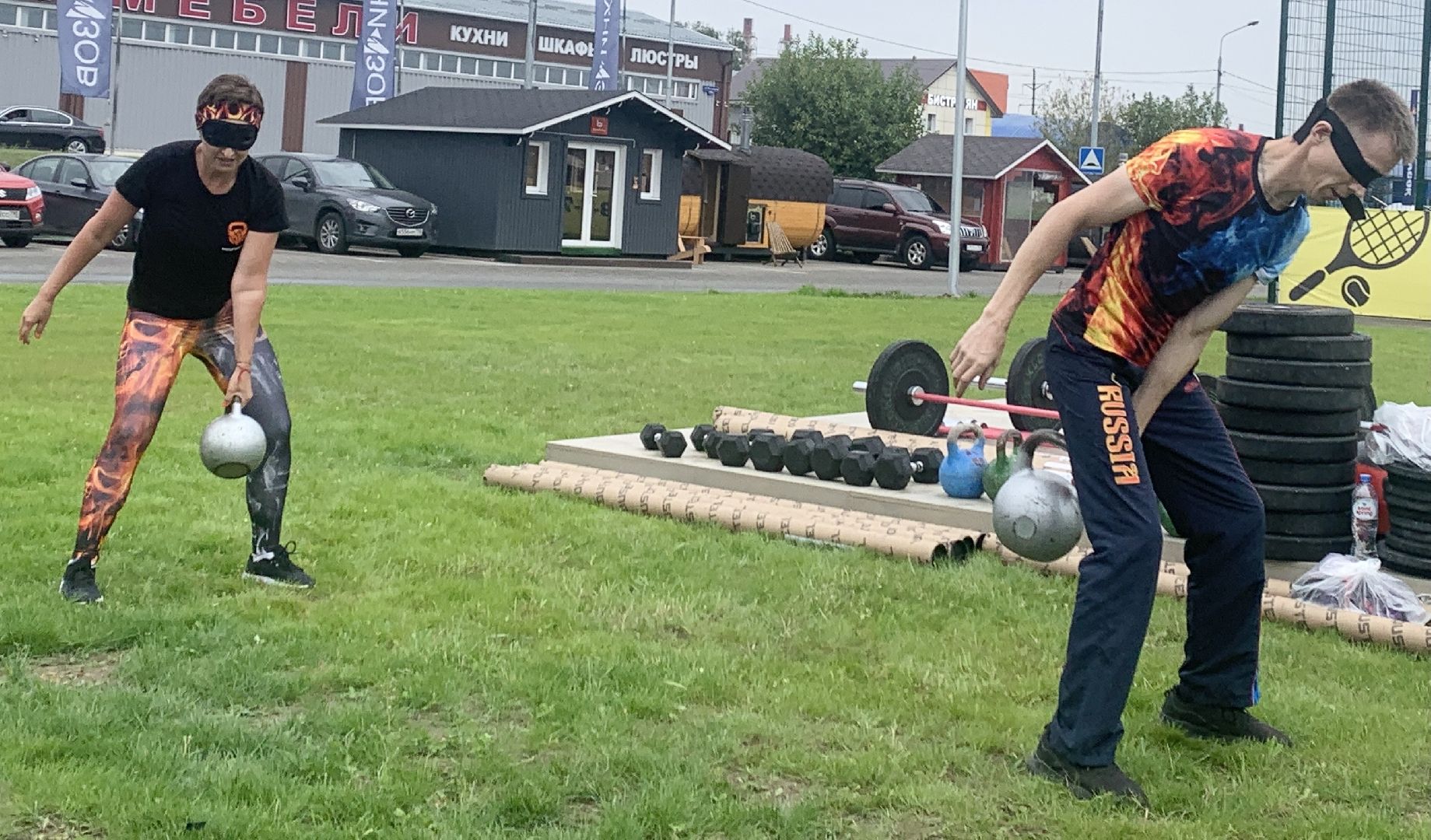 Балашиха, Подмосковье, спорт, гиревой спорт, жонглирование гирями, День физкультурника
