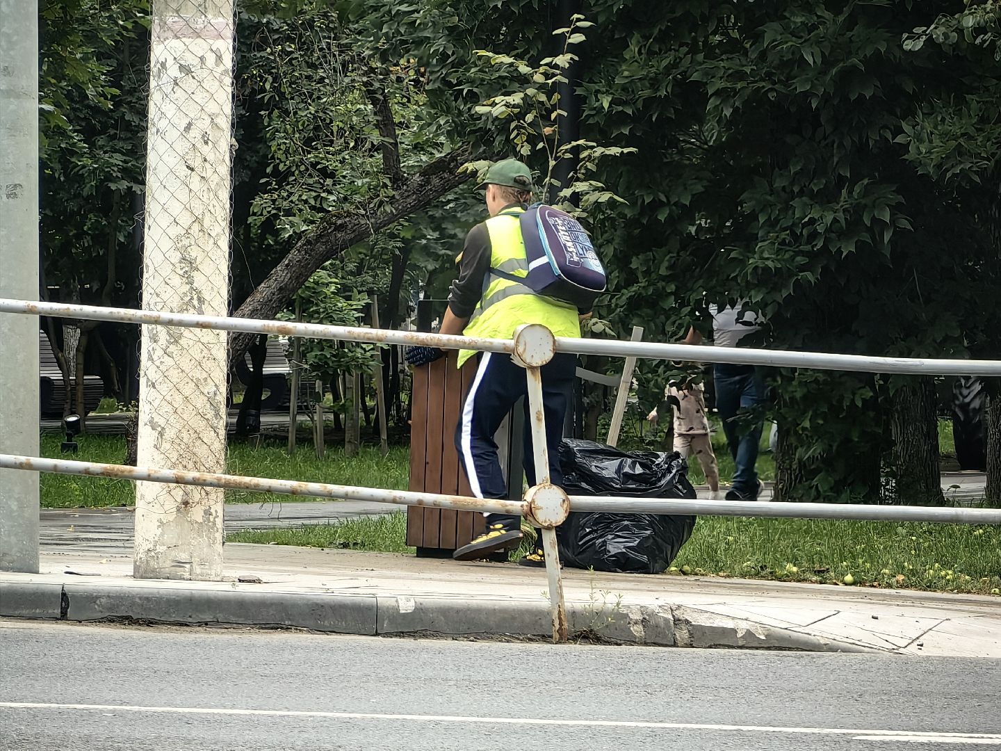 Уборка, улица, техника, полив, Щёлково