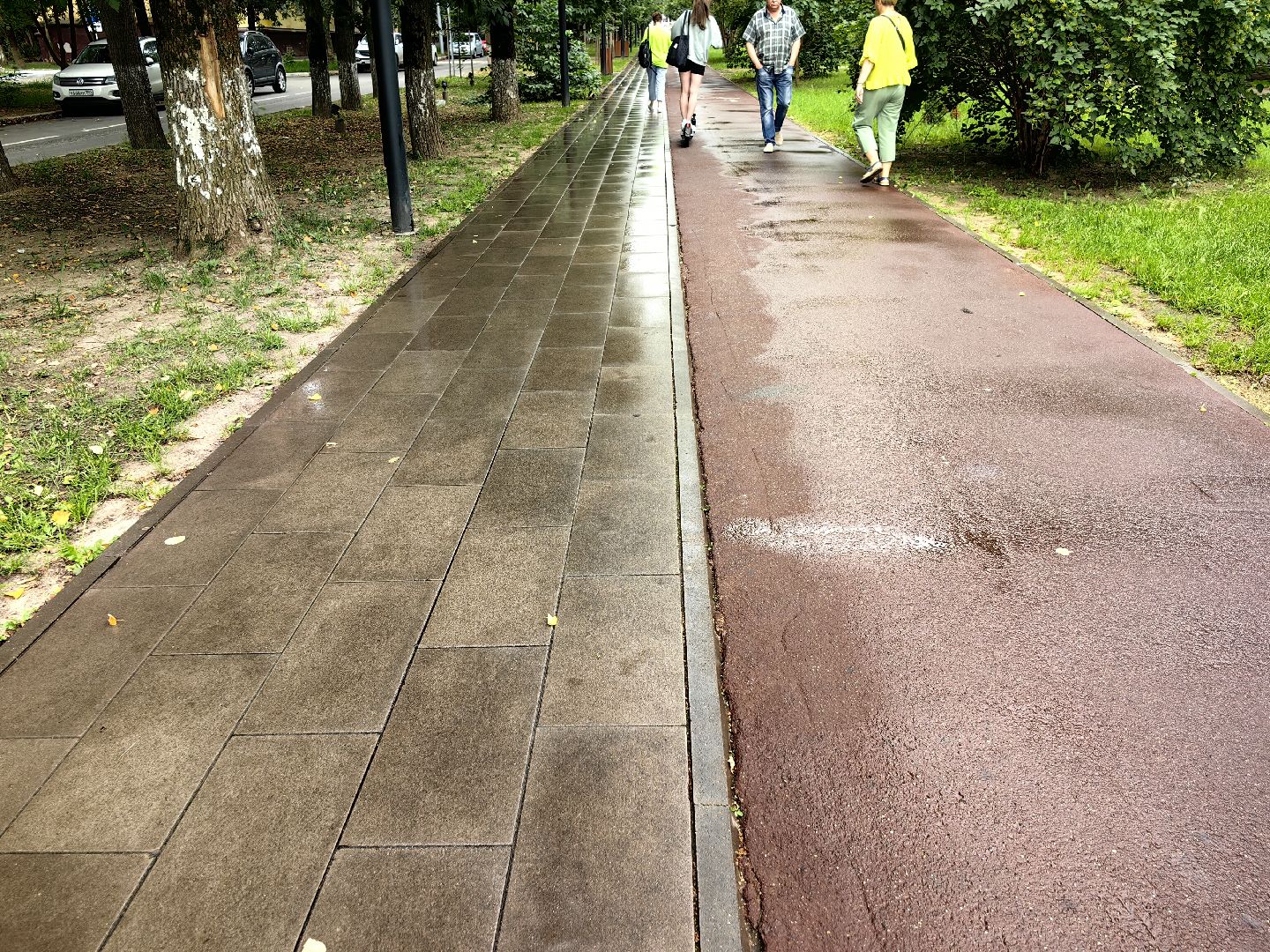 Уборка, улица, техника, полив, Щёлково