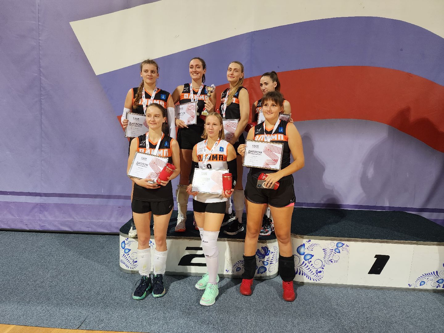 Раменское, спорт, финал кубка губернатора по волейболу, Раменская команда заняла второе место