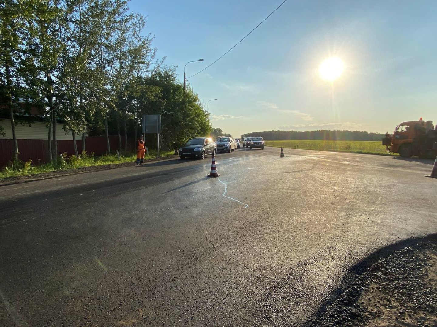 Чехов, дороги, Любучаны, ремонт, Добродел