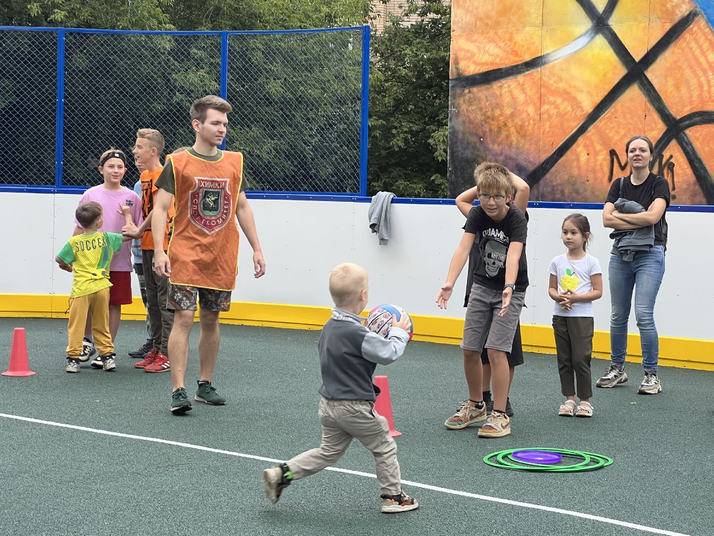 Химки, спорт, веселые старты, День физкультурника, дети