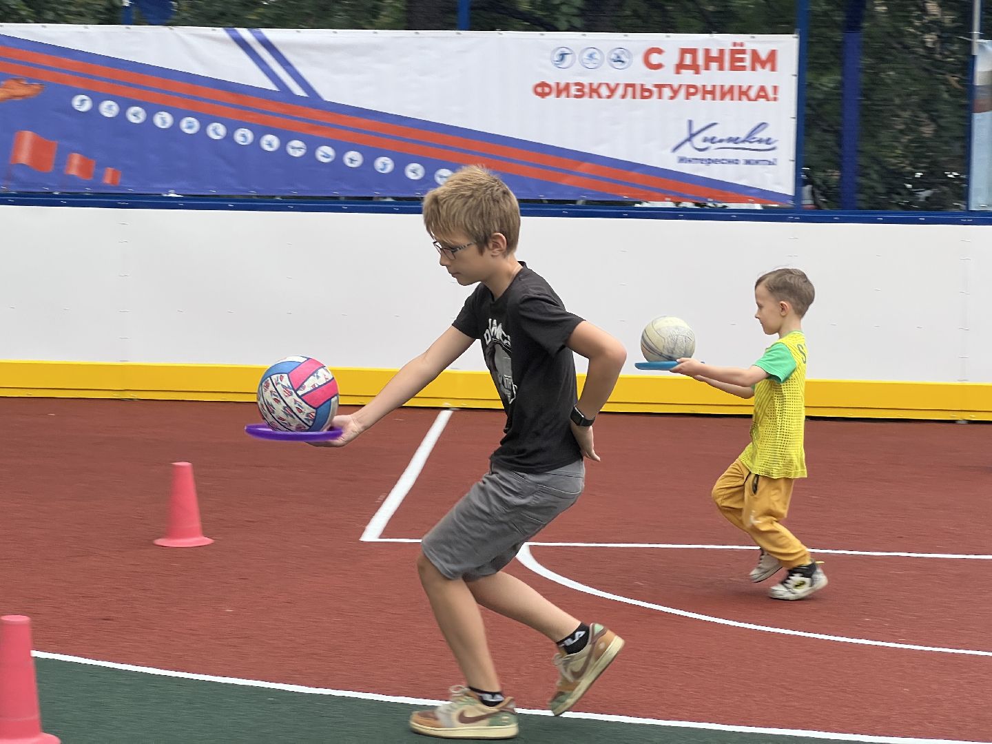 Химки, спорт, веселые старты, День физкультурника, дети