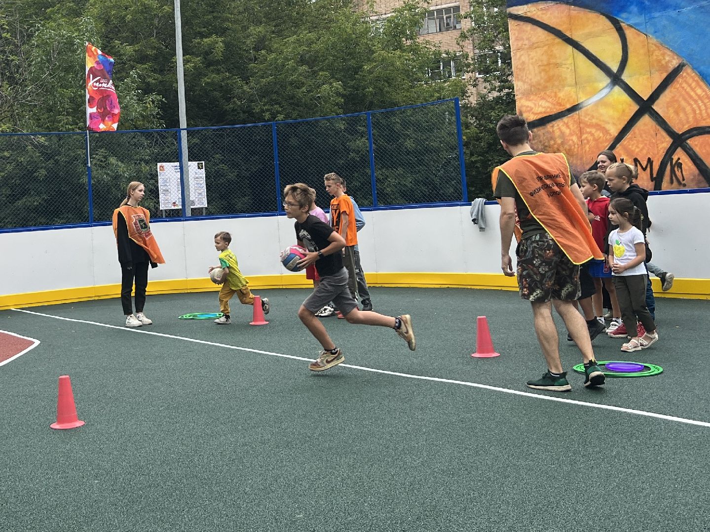 Химки, спорт, веселые старты, День физкультурника, дети