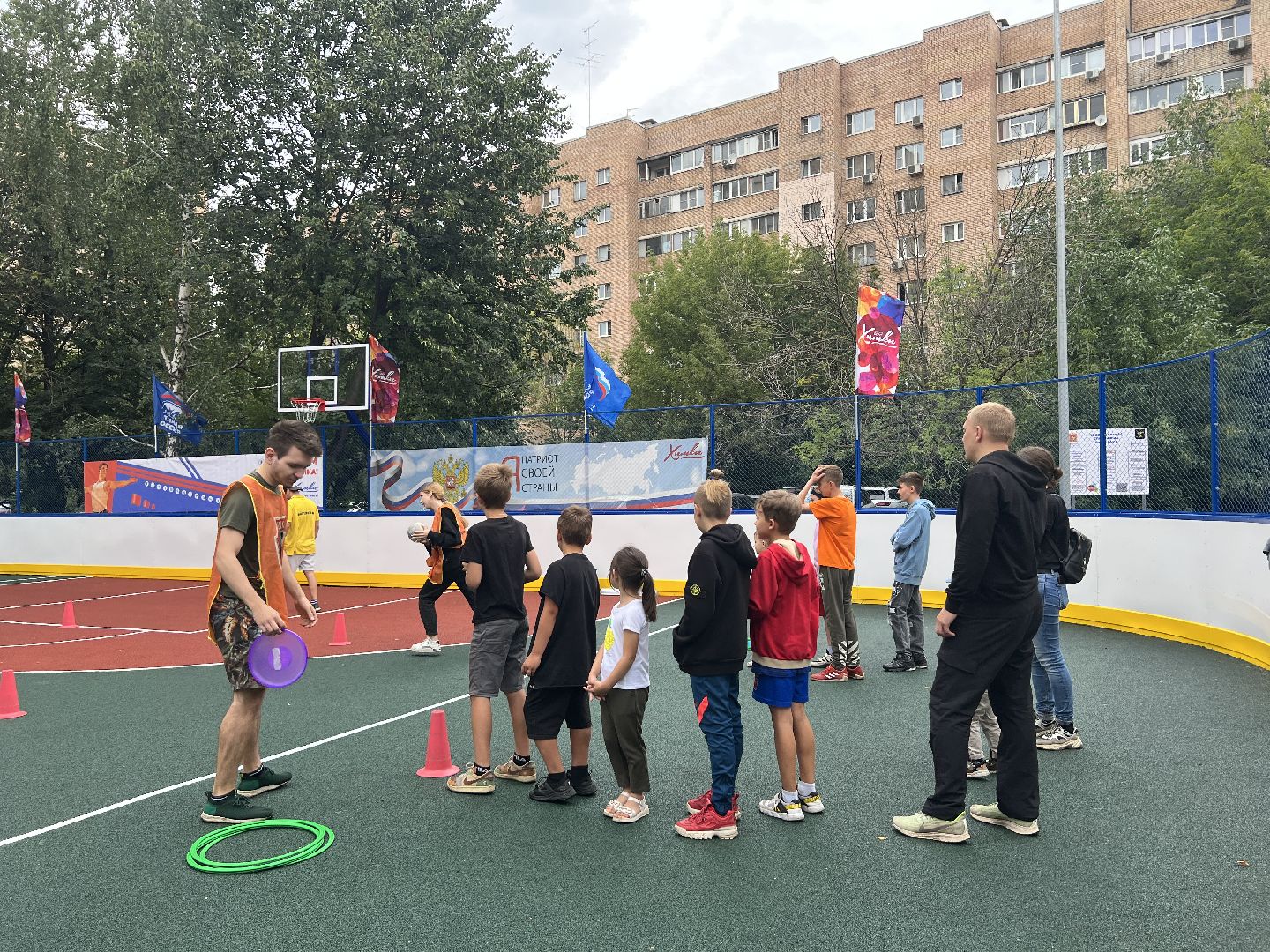 Химки, спорт, веселые старты, День физкультурника, дети