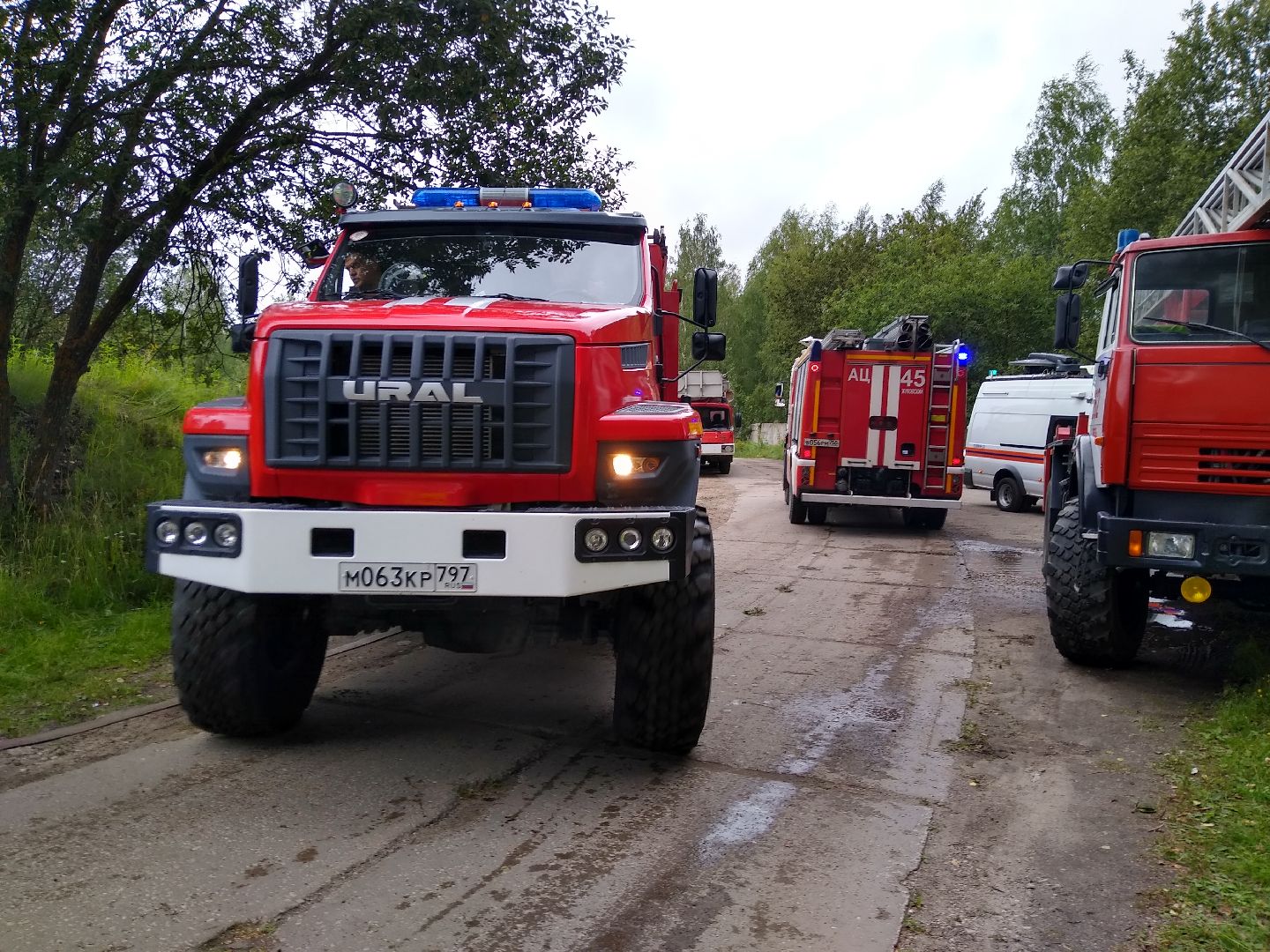Раменское, ЧП, пожар на Донинском шоссе