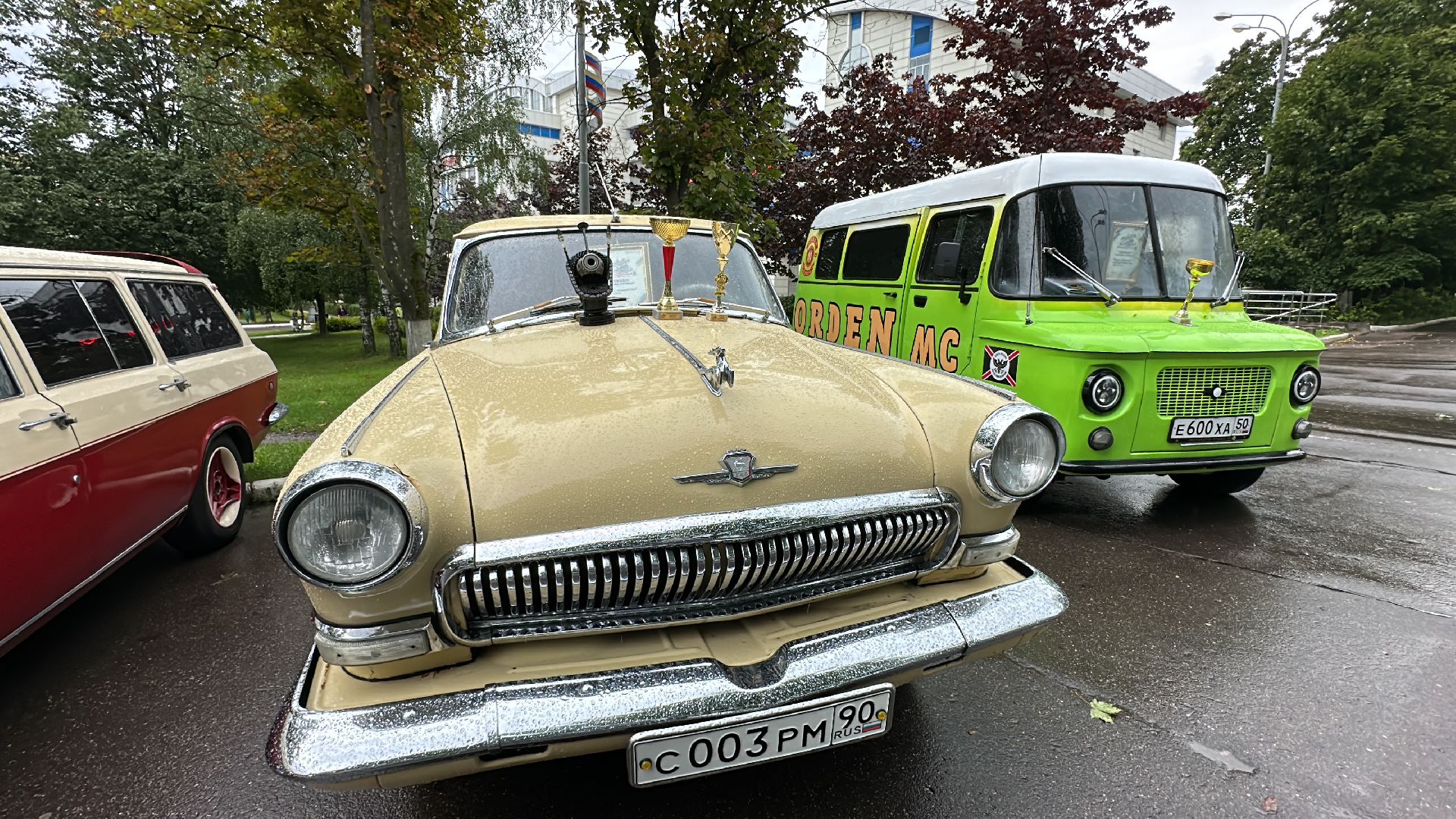 Одинцово, Мотоклуб, Ретроавтомобили, Волга