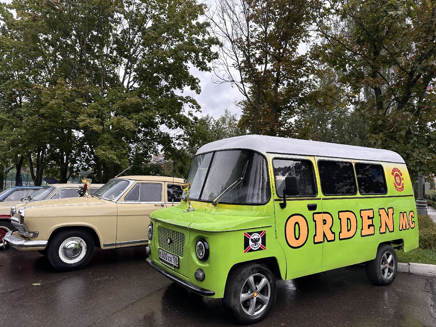 Одинцово, Мотоклуб, Ретроавтомобили, Волга