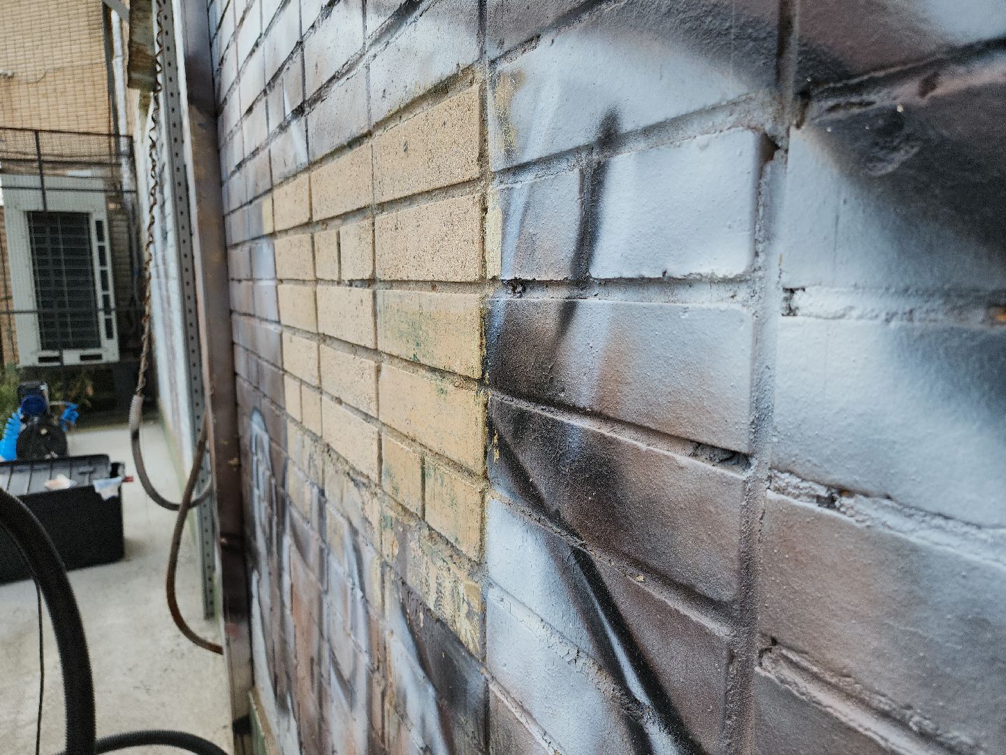 отчистка стен зданий, Домодедово