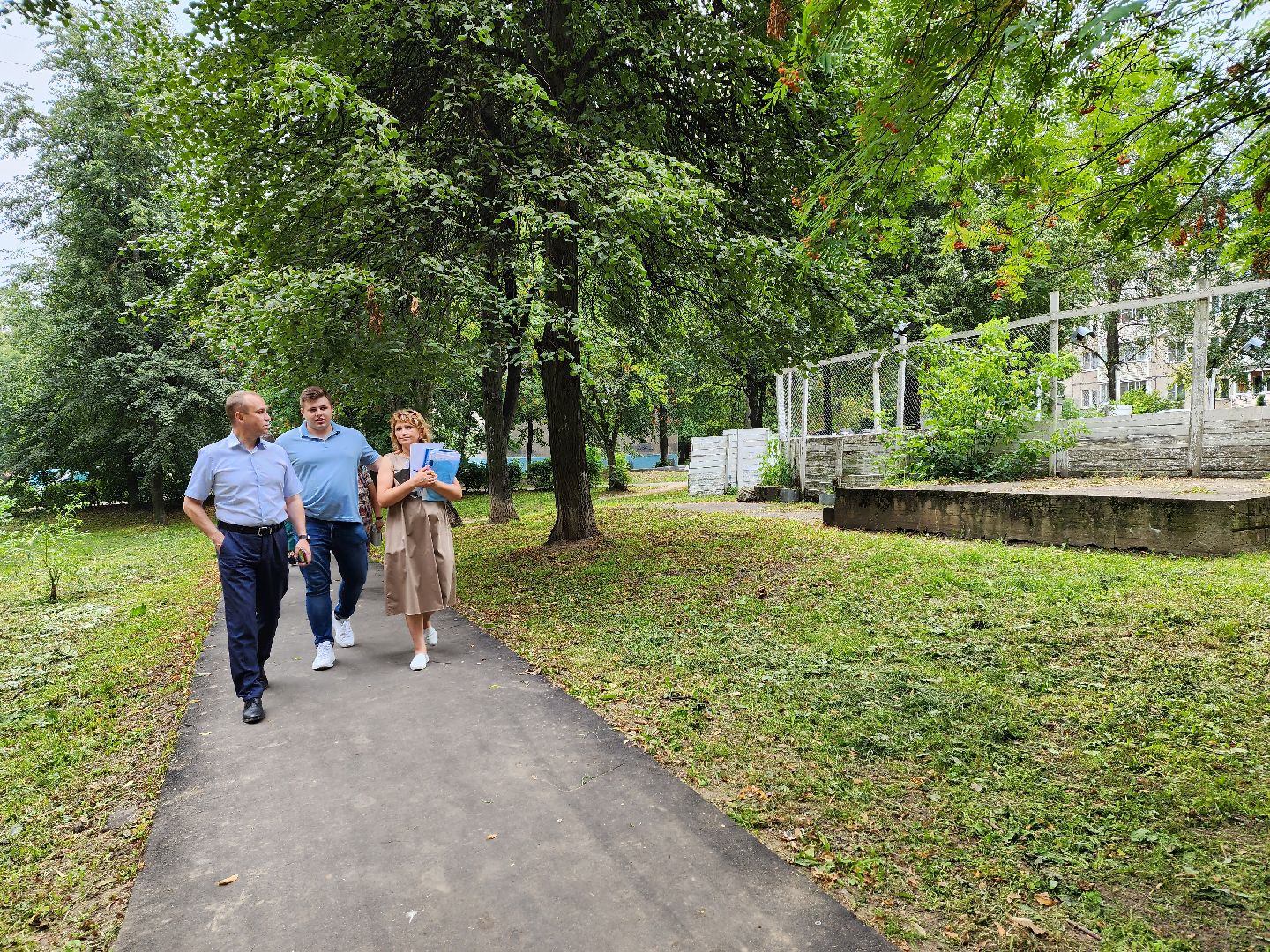 жители, Воскресенск, дворы, благоустройство дворов,