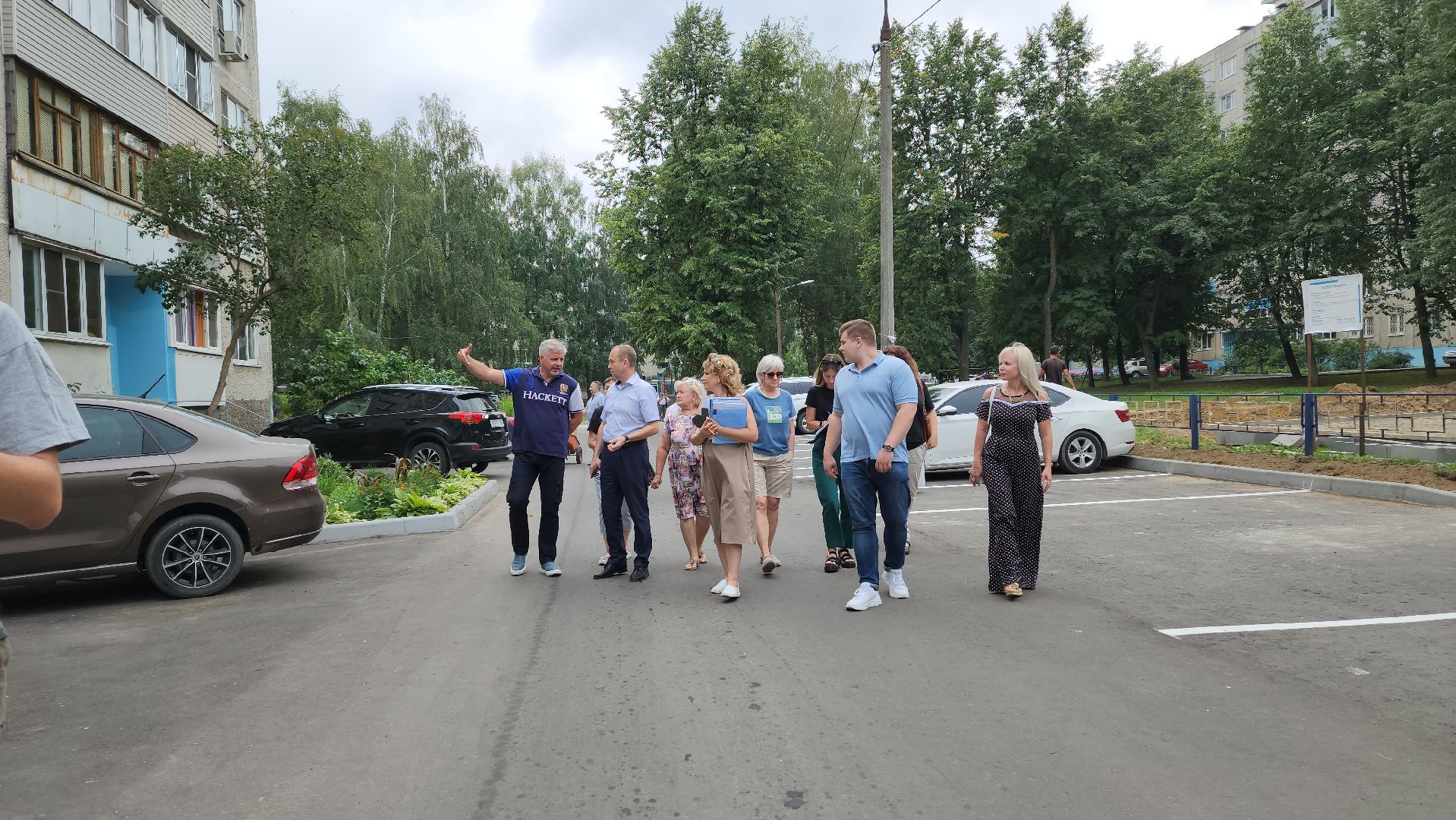 жители, Воскресенск, дворы, благоустройство дворов,