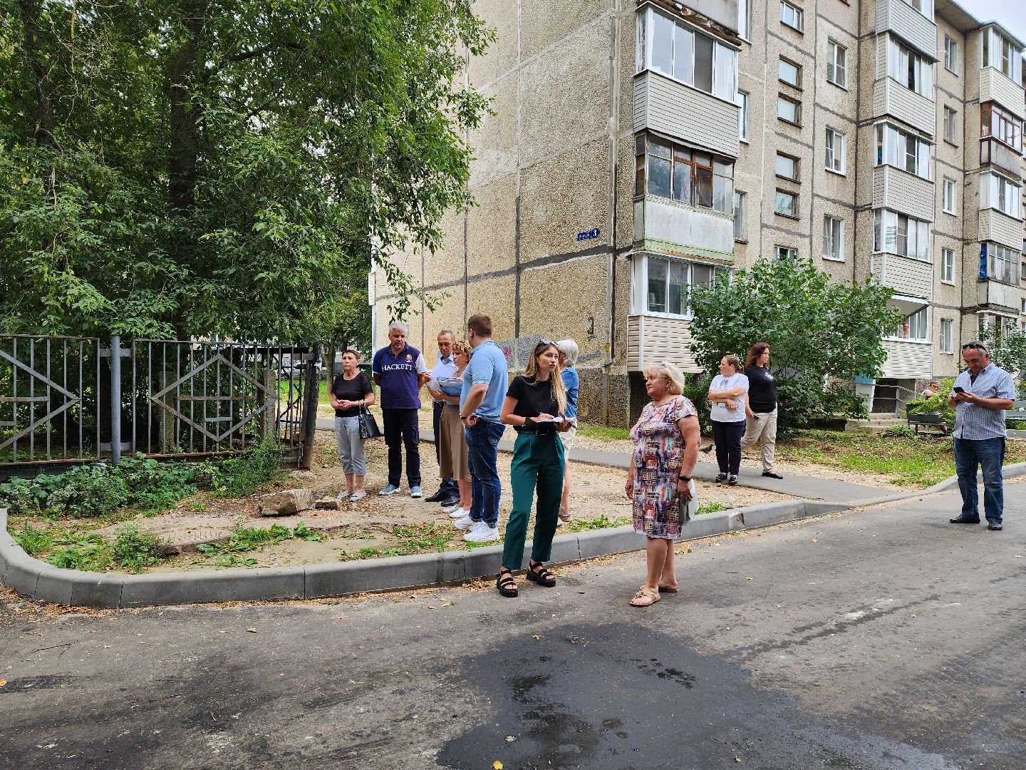 жители, Воскресенск, дворы, благоустройство дворов,