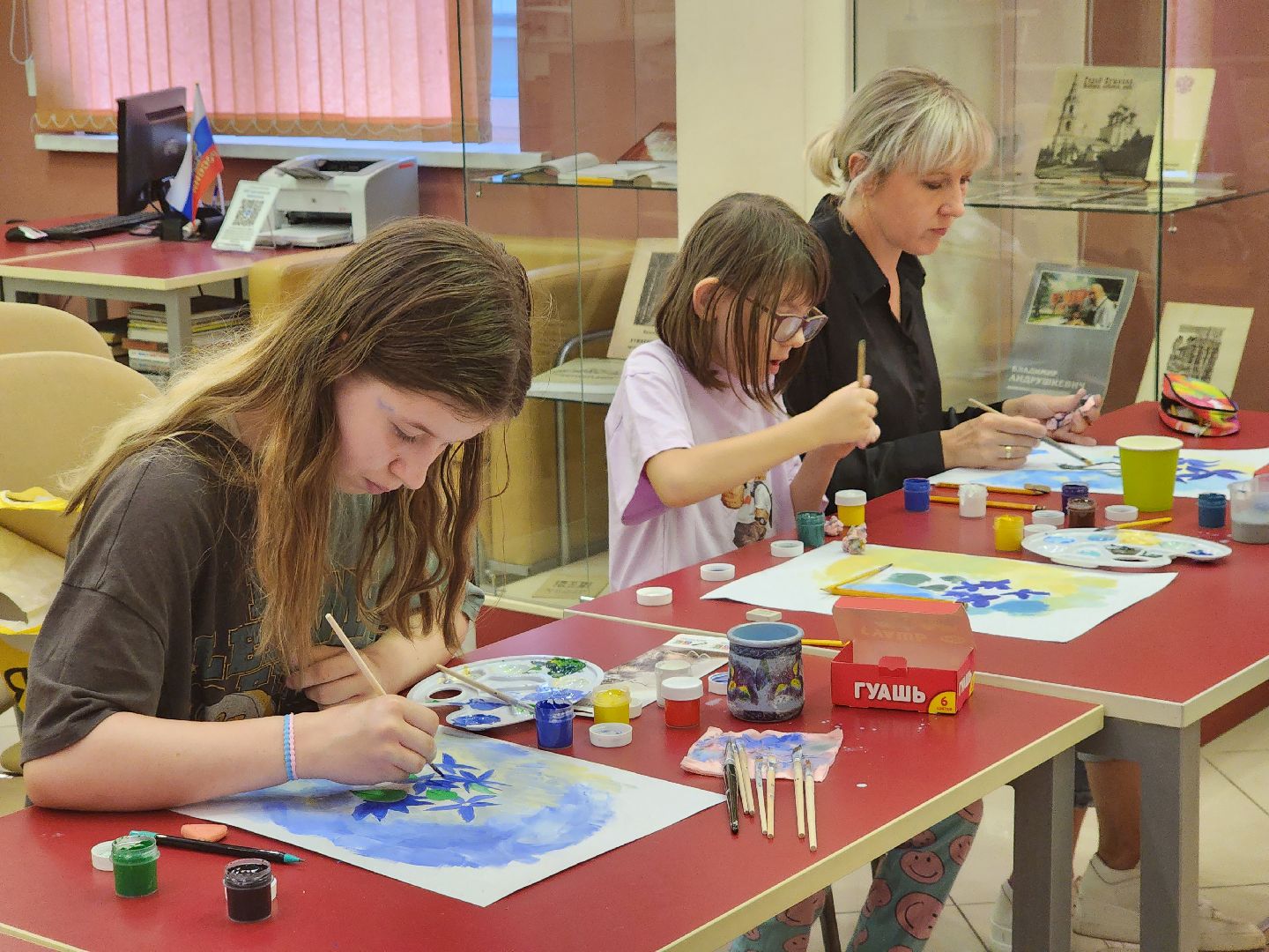 пушкино, художник, дети, мастер-класс,