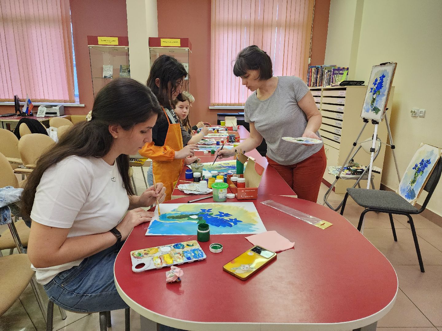 пушкино, художник, дети, мастер-класс,