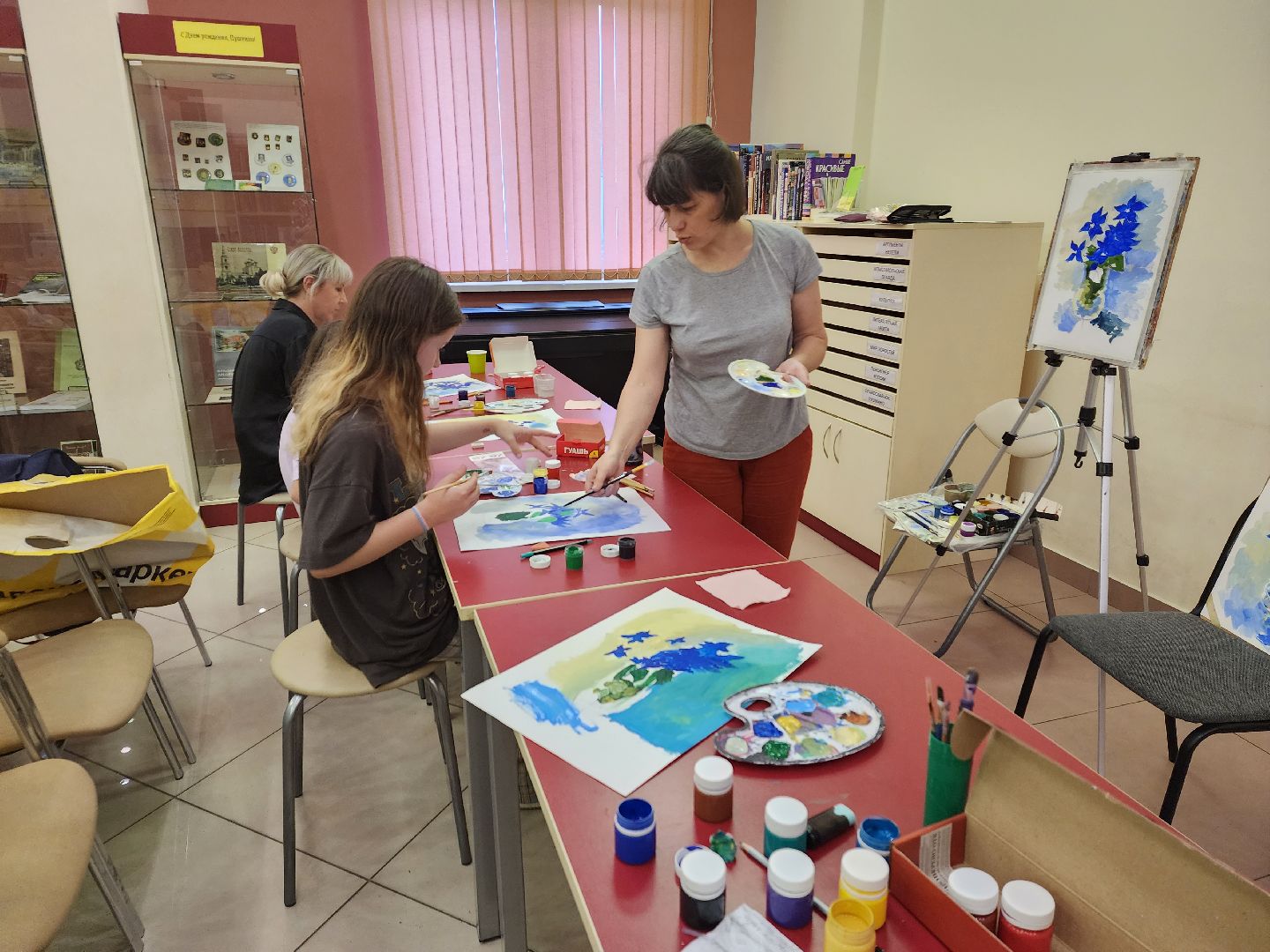 пушкино, художник, дети, мастер-класс,