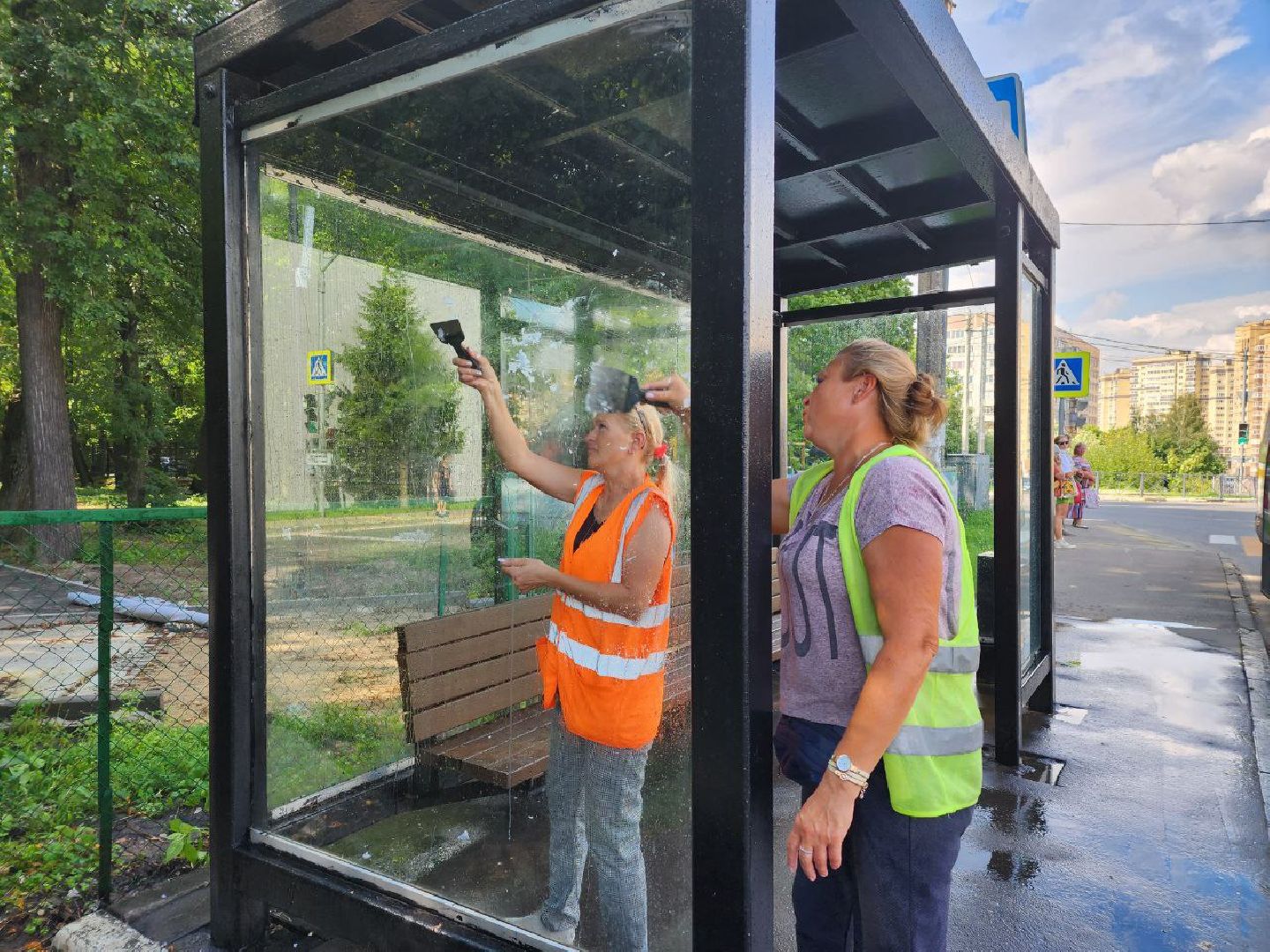 остановка, дороги, Лосино-Петровский