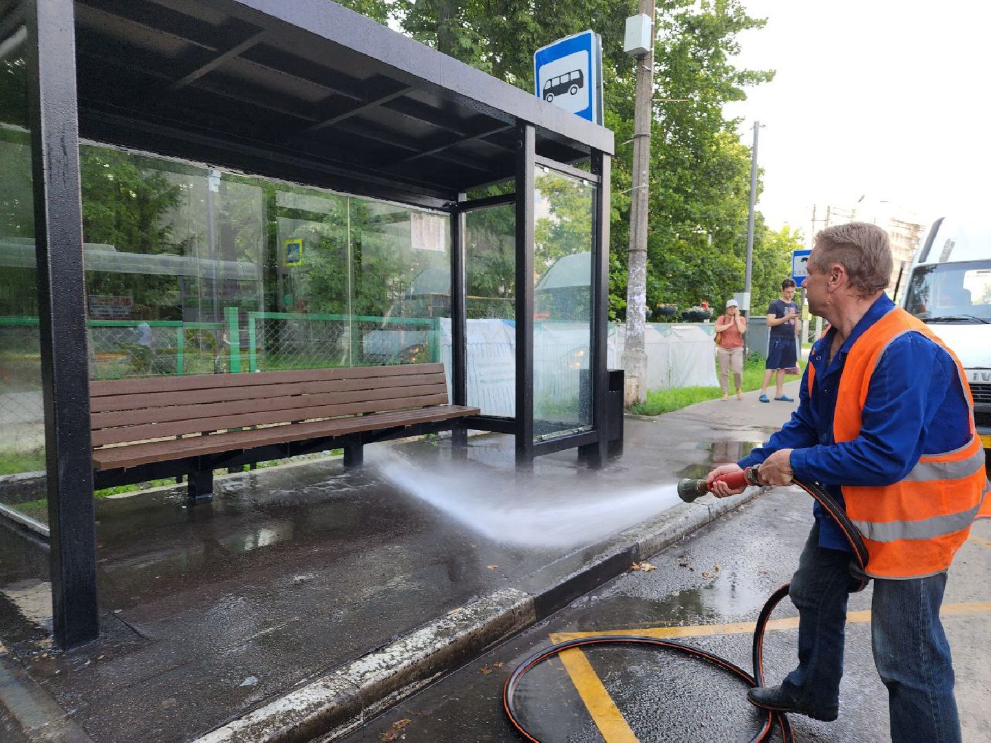 остановка, дороги, Лосино-Петровский