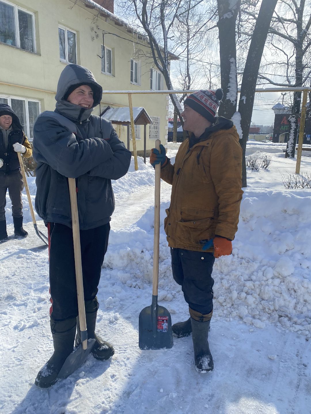 Шаховская, уборка снега, Мпкх,