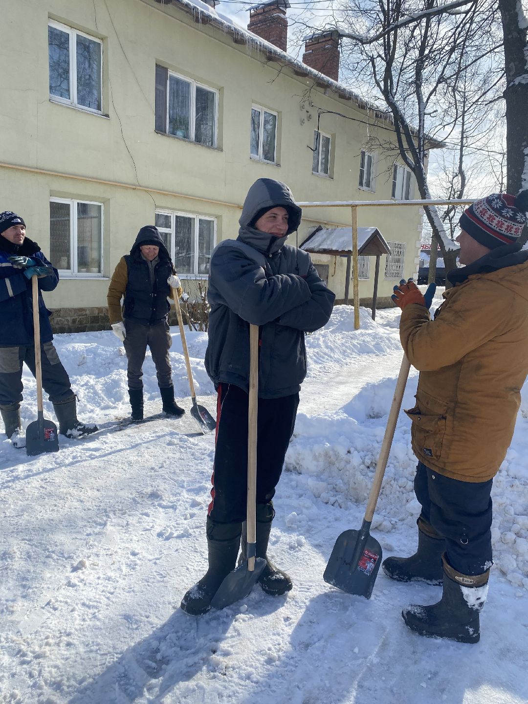 Шаховская, уборка снега, Мпкх,