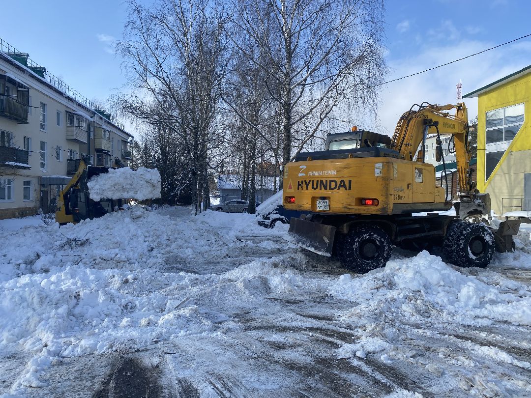 Шаховская, уборка снега, Мпкх,