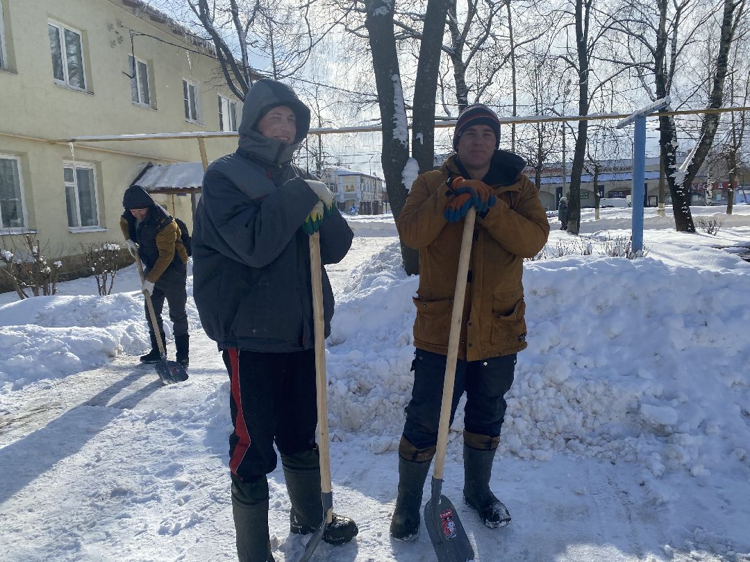 Шаховская, уборка снега, Мпкх,