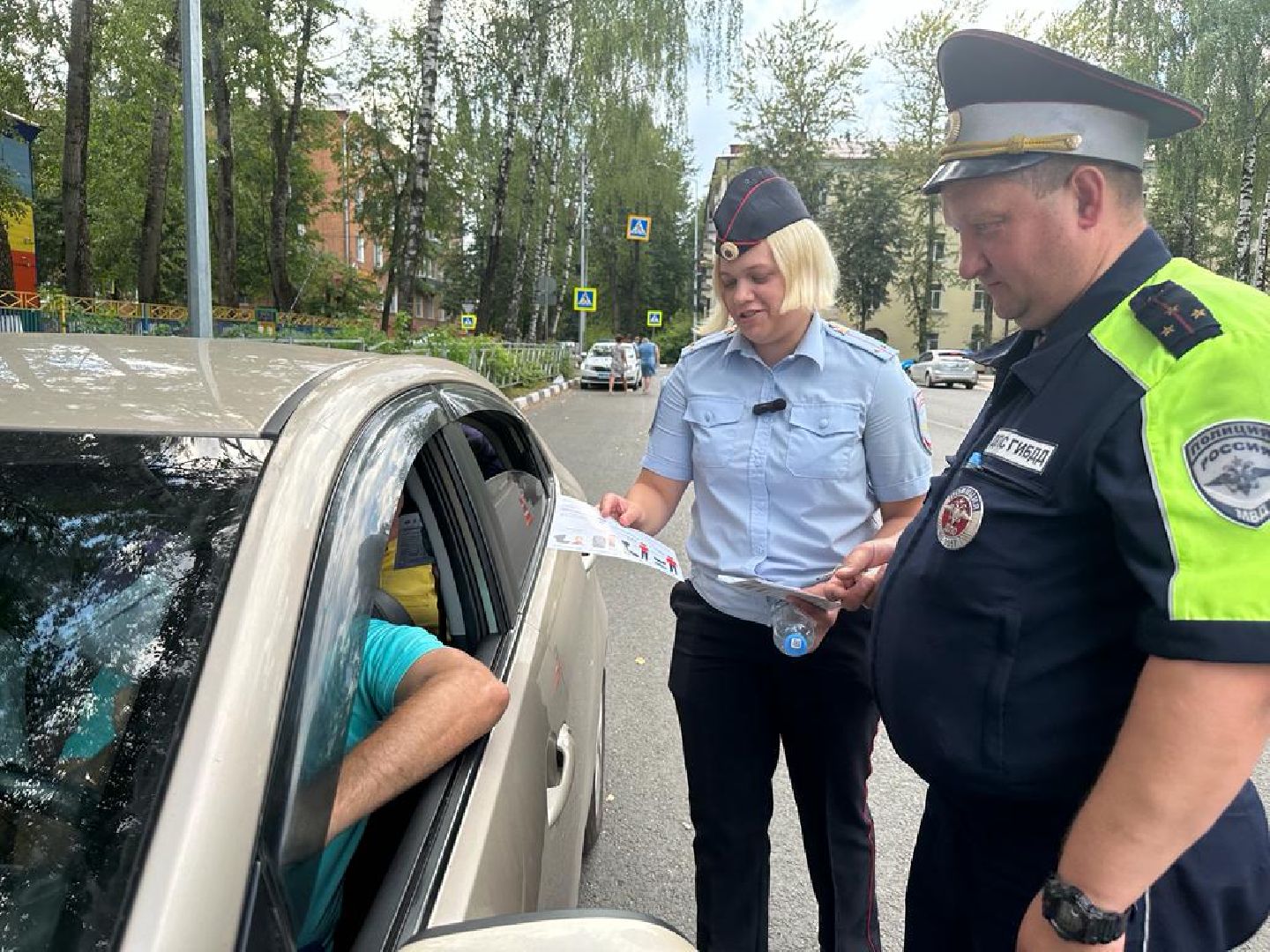 ГИБДД, рейд, перевозка детей, Наро-Фоминск