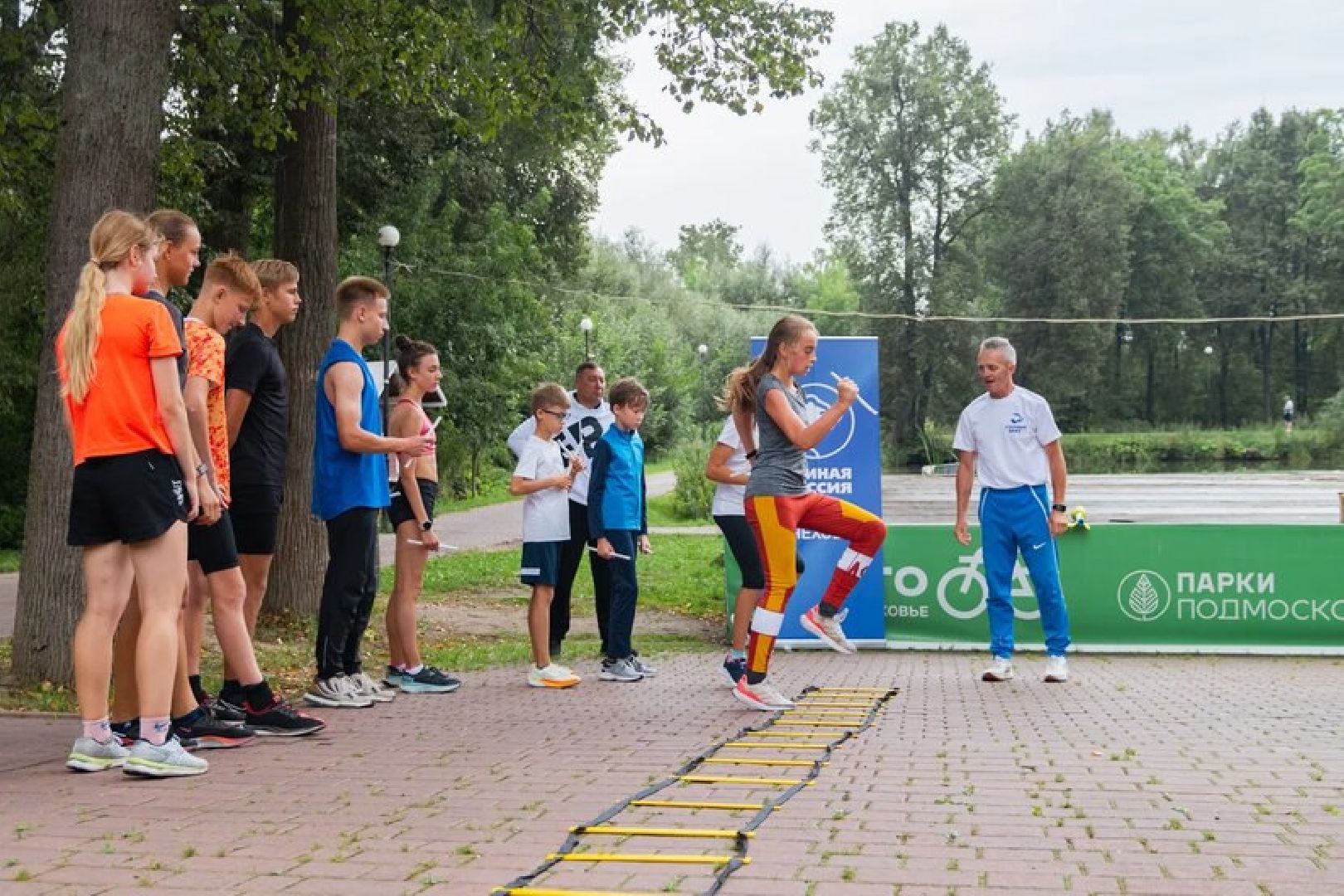 Чехов, спорт, тайский бокс, парк, тренировка