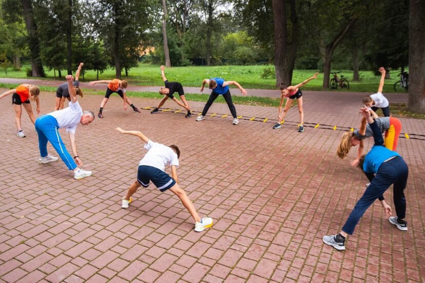 Чехов, спорт, тайский бокс, парк, тренировка