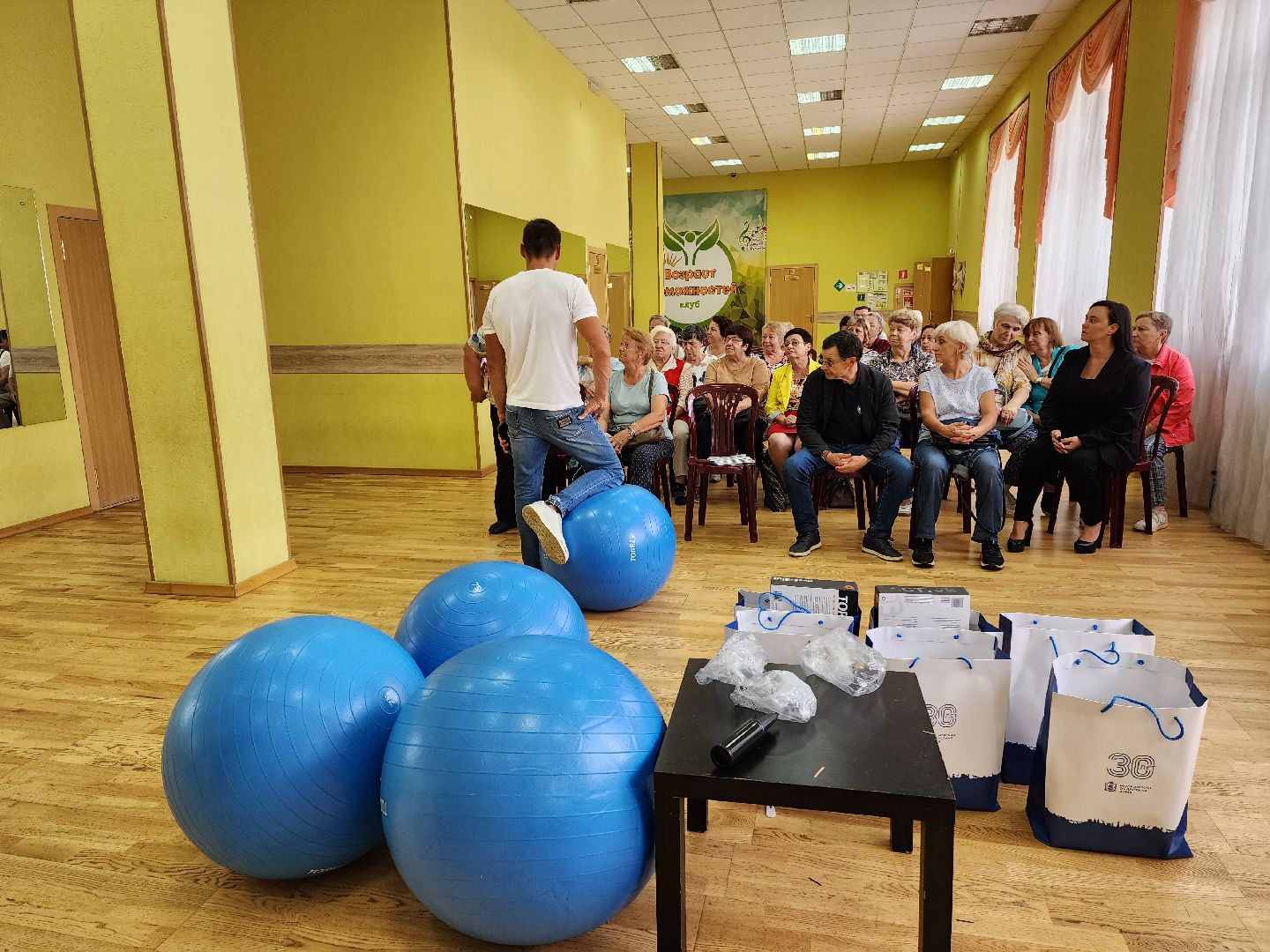 Красноармейск, Пушкинский, активное долголетие, возраст возможностей, фитнес мячи