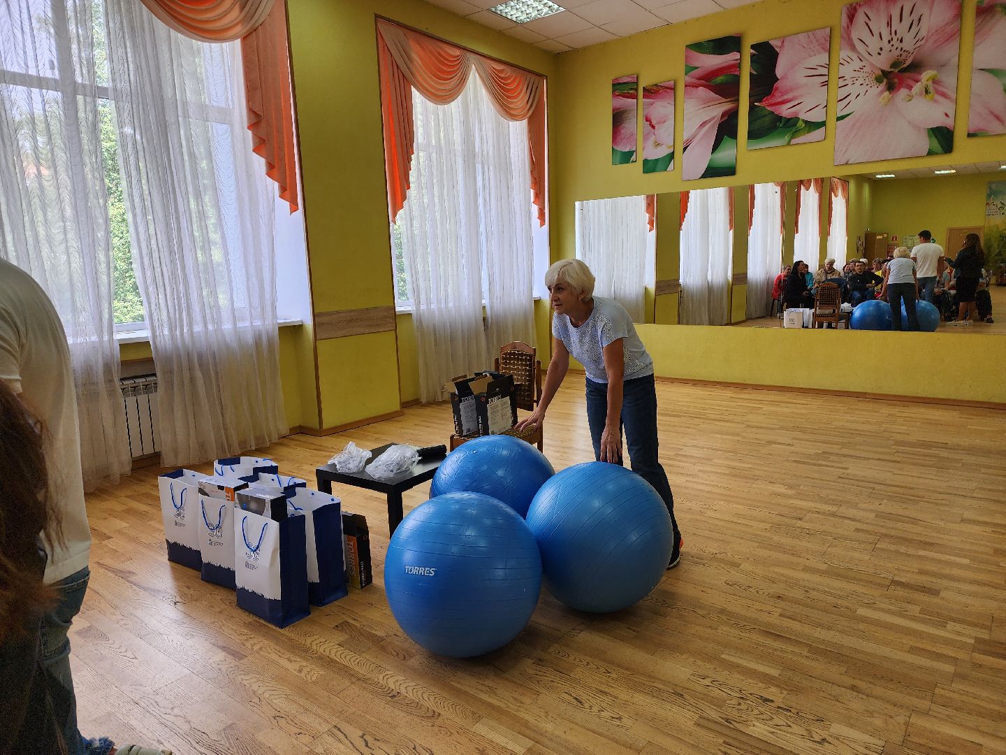 Красноармейск, Пушкинский, активное долголетие, возраст возможностей, фитнес мячи