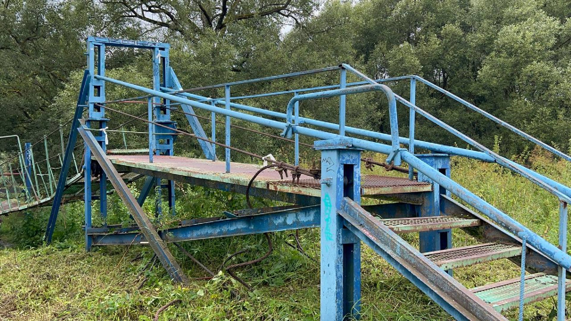 Подольск, подвесной мост, ремонт, власть, обращение жителей