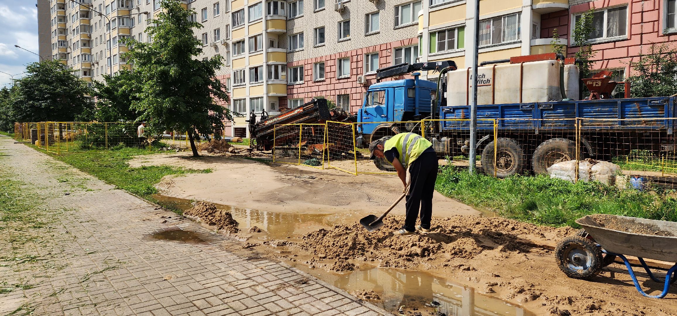 авария, повреждение водопровода, Котельники