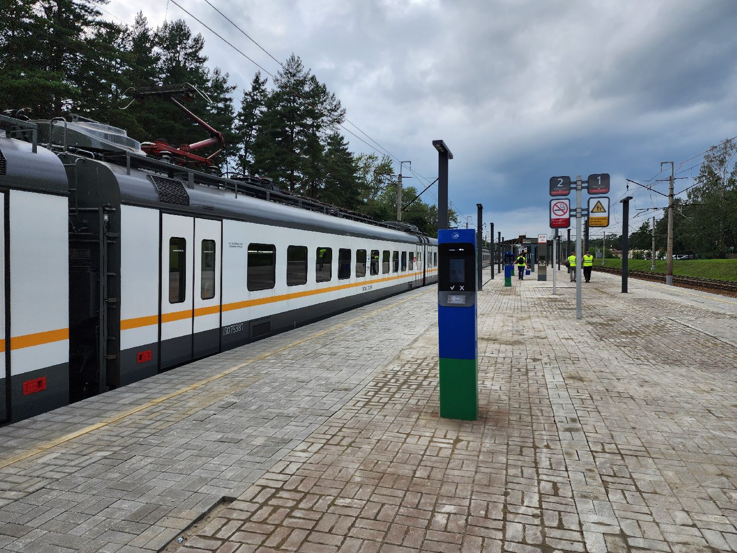 Раменское, транспорт, подготовка к запуску МЦД-3, на платформе Кратово обновили освещение