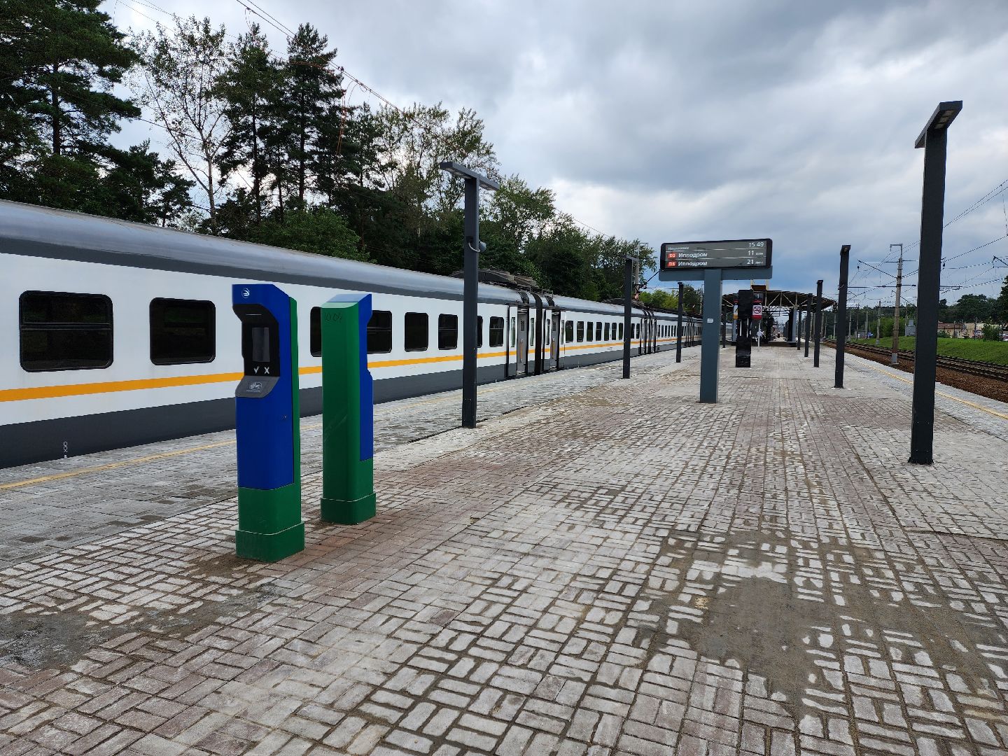 Раменское, транспорт, подготовка к запуску МЦД-3, на платформе Кратово обновили освещение