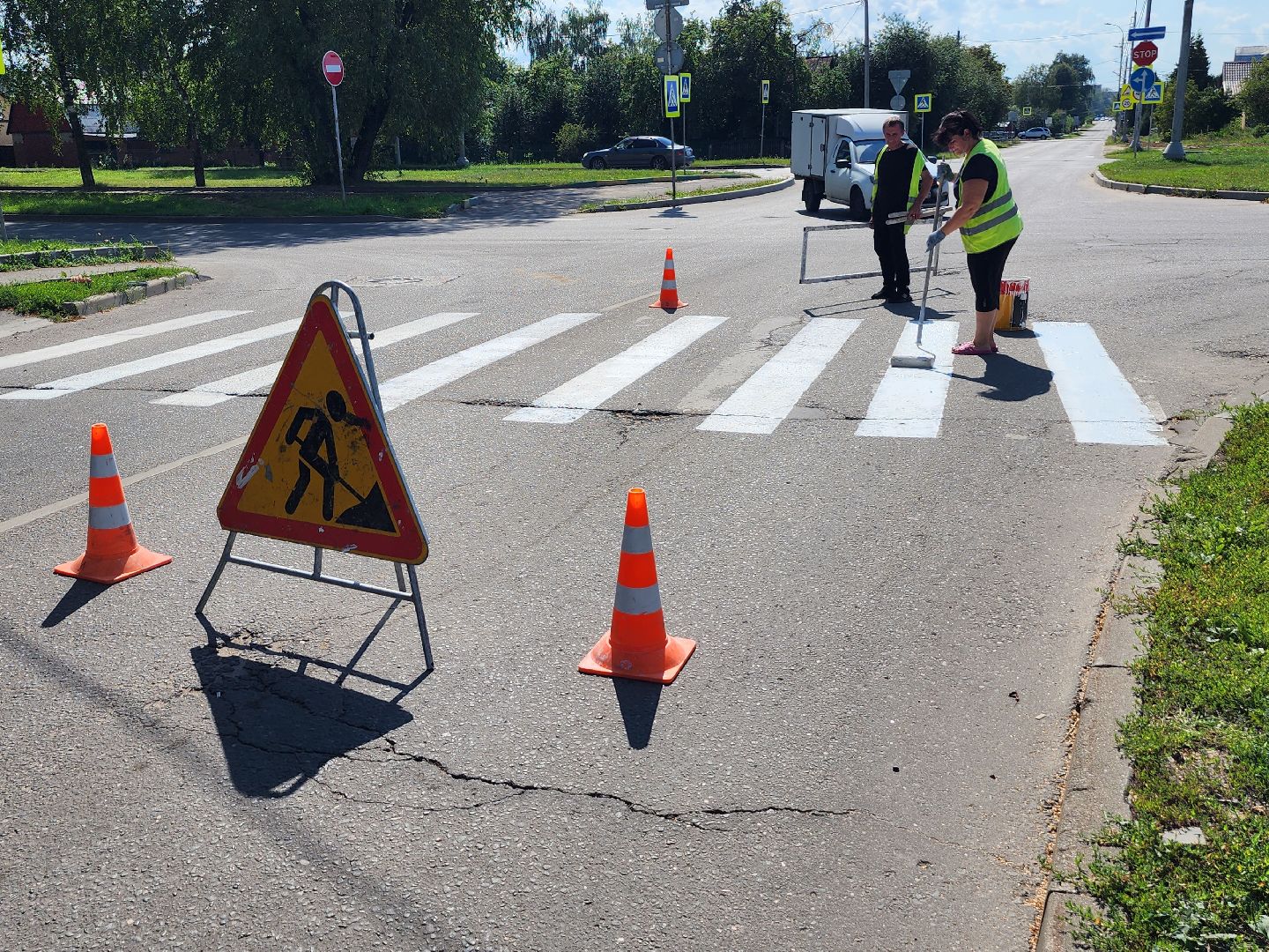 зебра, дороги, пешеходные переходы, дорожная разметка, серпухов, добродел,