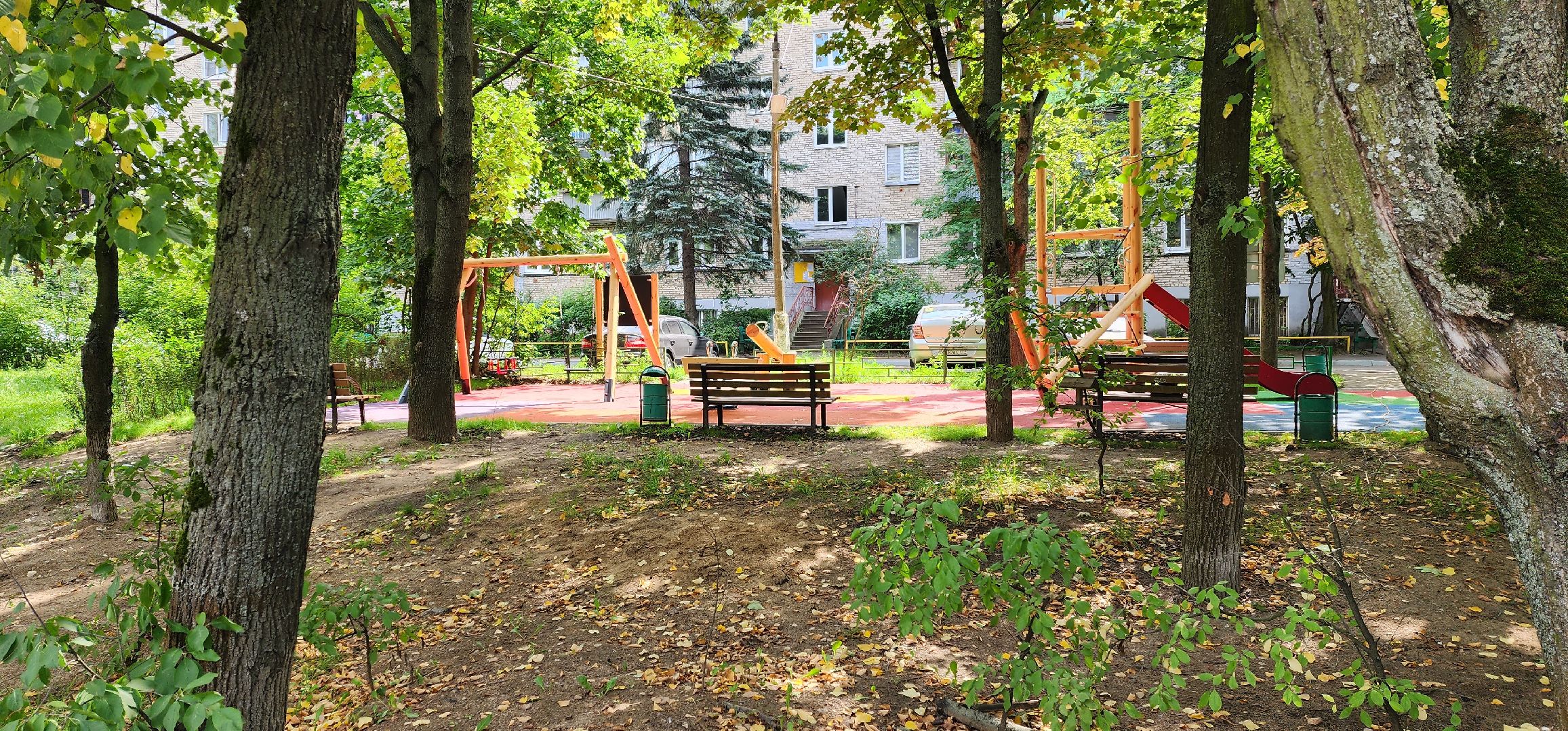 благоустройство, Белая Дача, палисадник, установка ограждения, Котельники