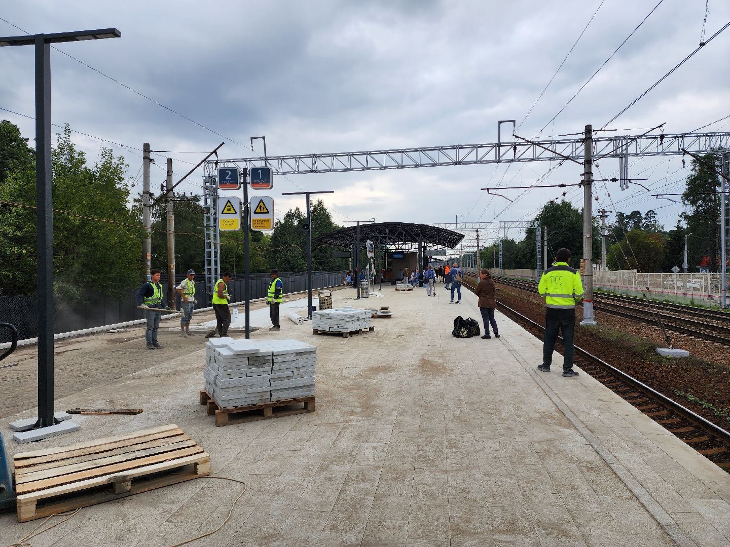 Раменское, транспорт, подготовка к запуску мцд-3, капитальный ремонт платформы Ильинская