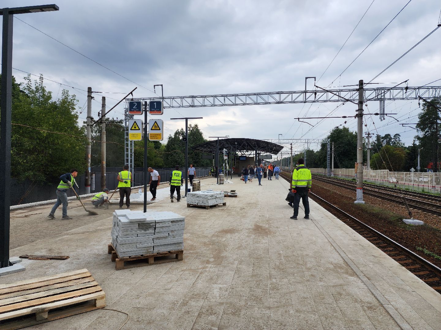 Раменское, транспорт, подготовка к запуску мцд-3, капитальный ремонт платформы Ильинская