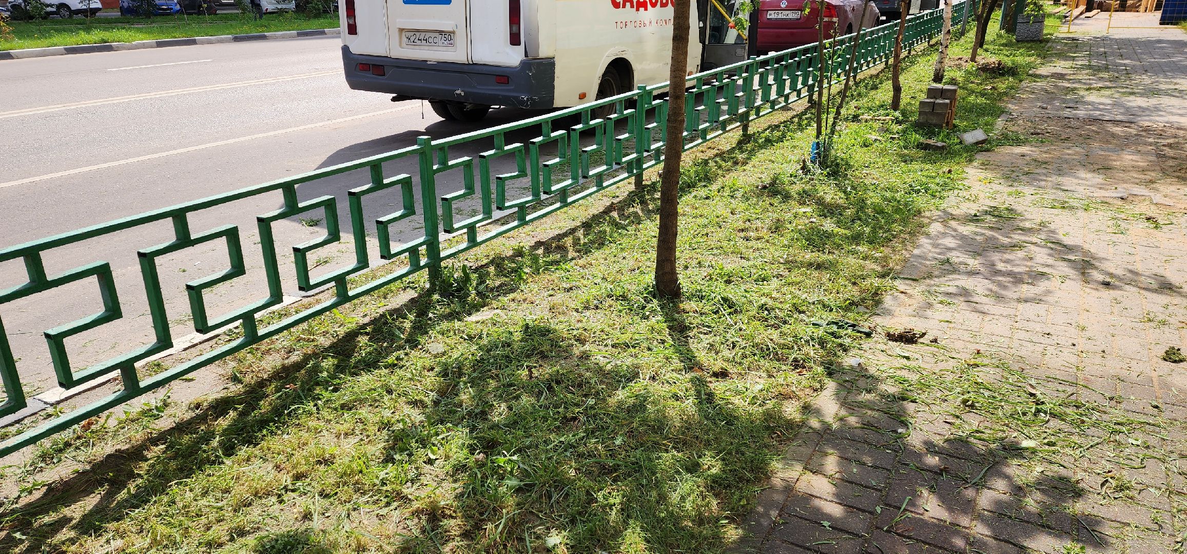 покос травы, благоустройство, Котельники