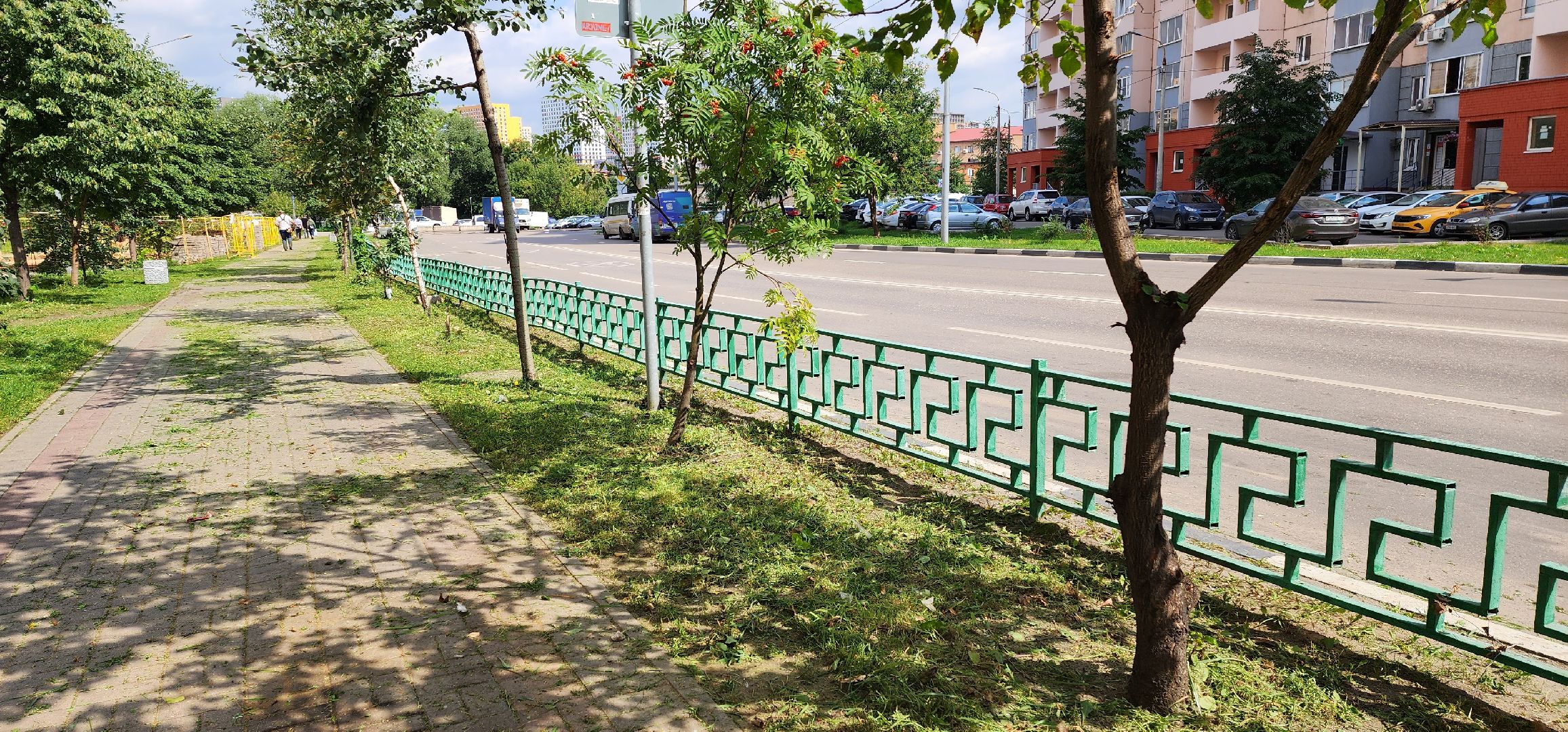 покос травы, благоустройство, Котельники