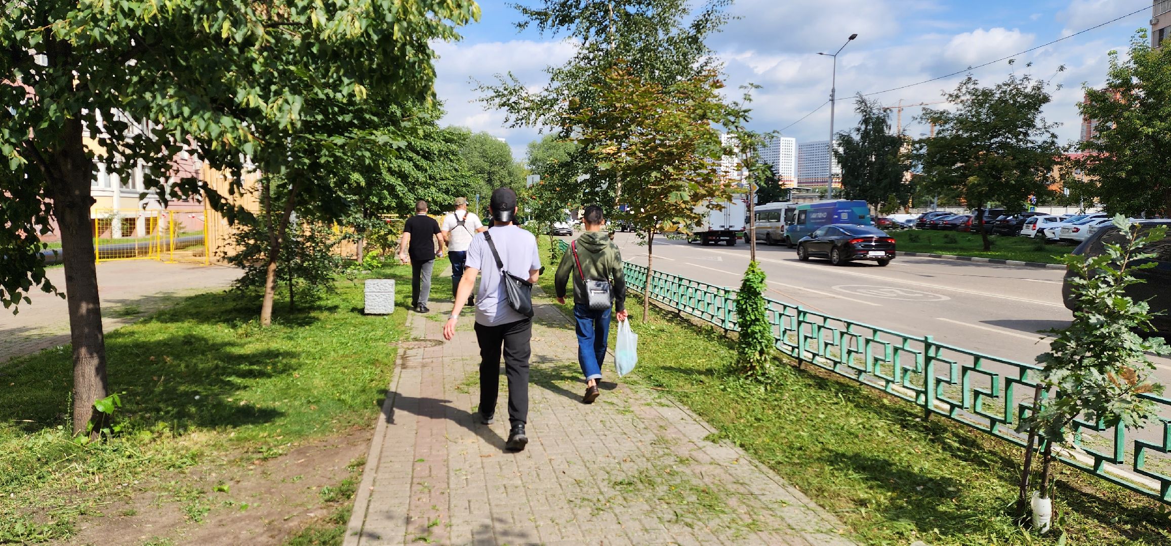 покос травы, благоустройство, Котельники